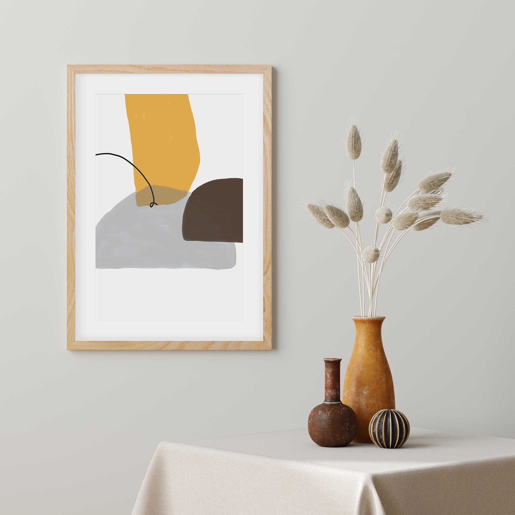 Abstract Design Framed Art