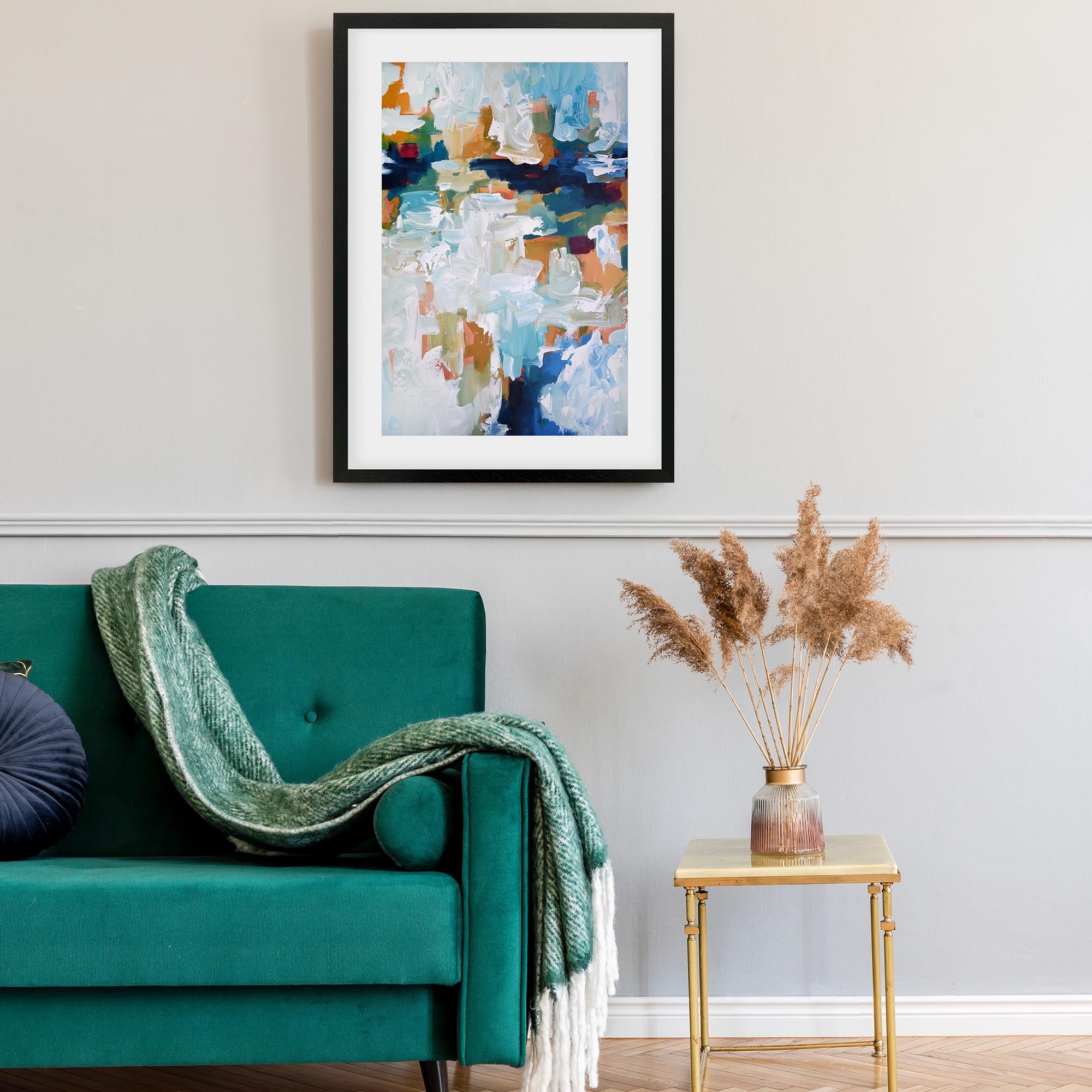 Abstract 409 Framed Art