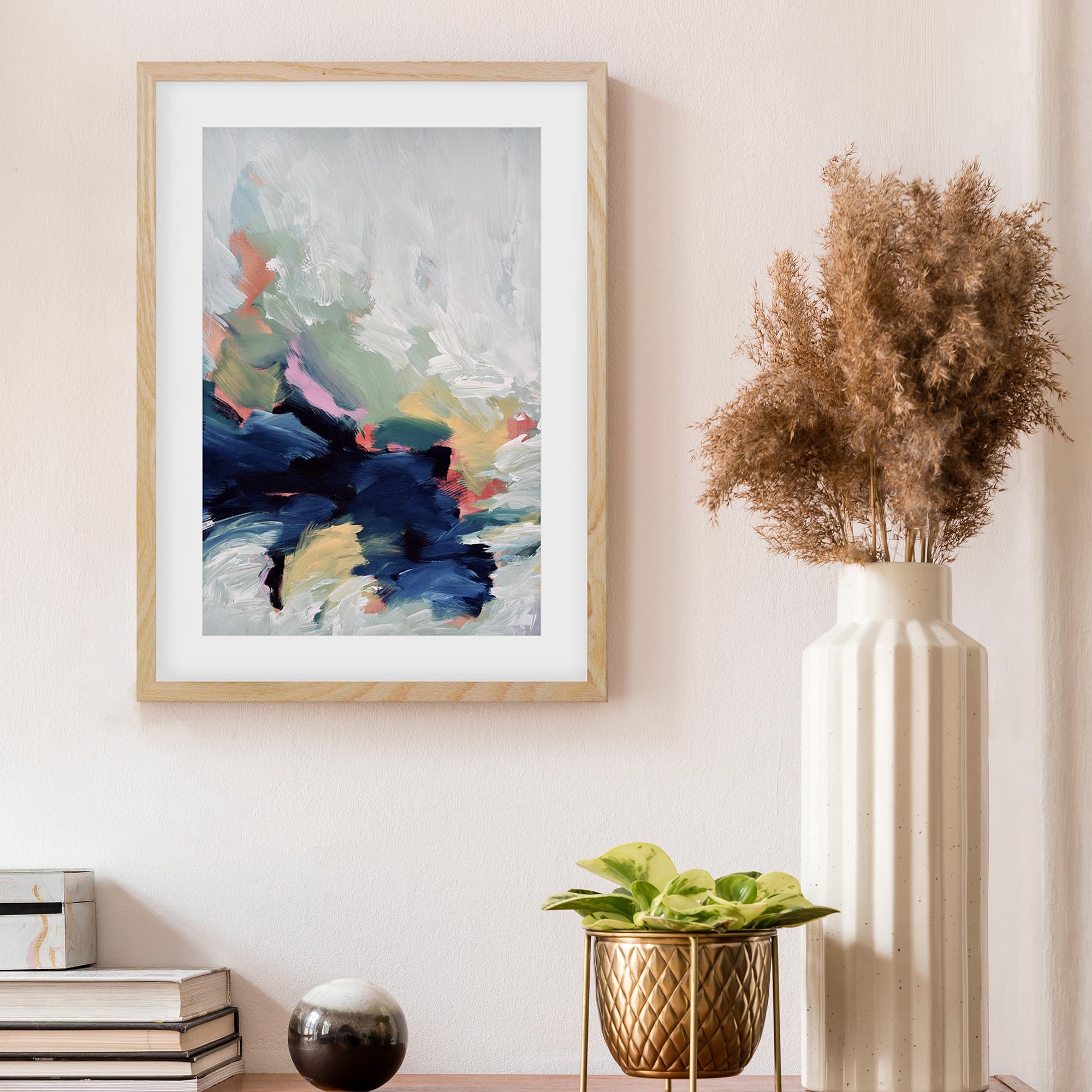 Abstract 466 Framed Art