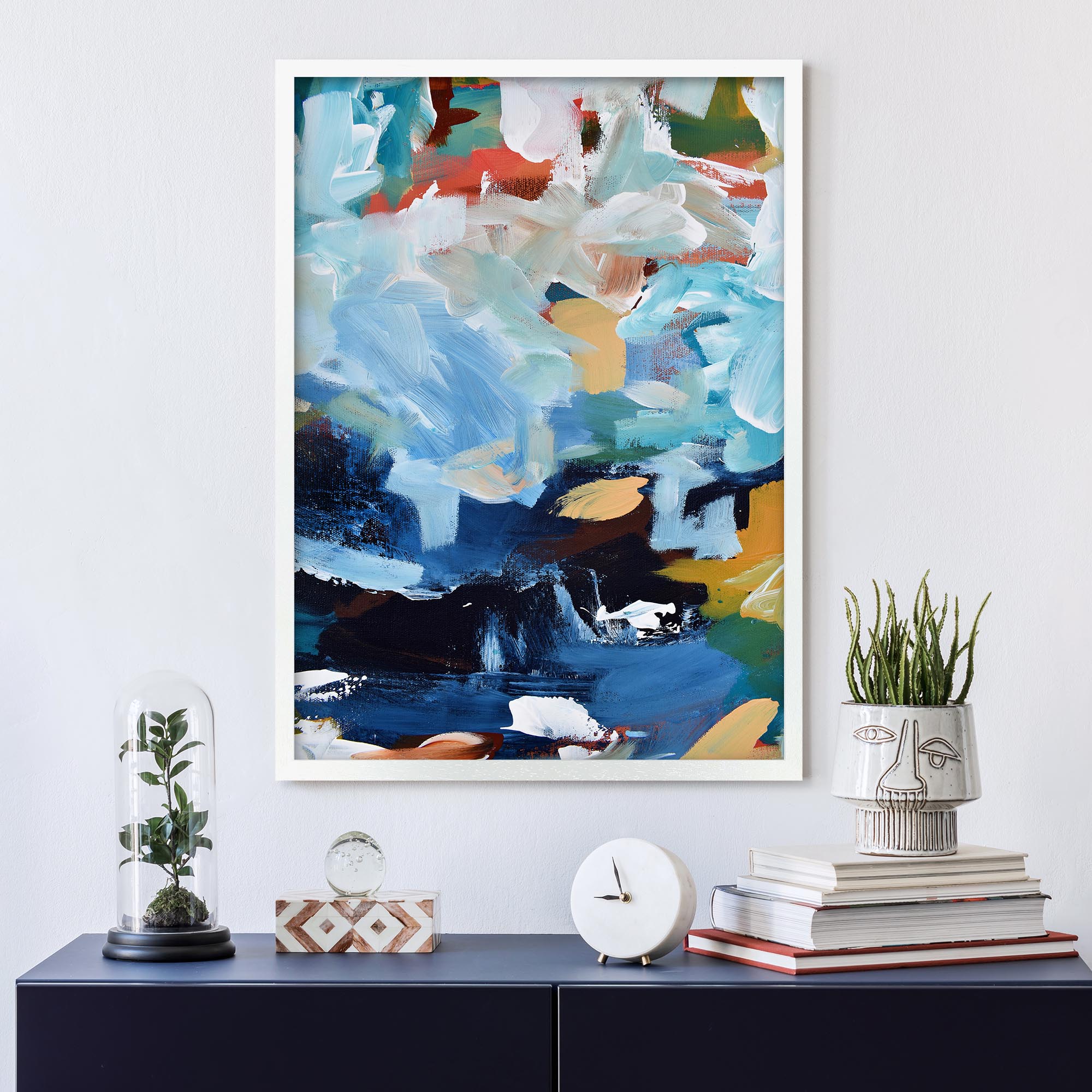 Abstract 327 Framed Art