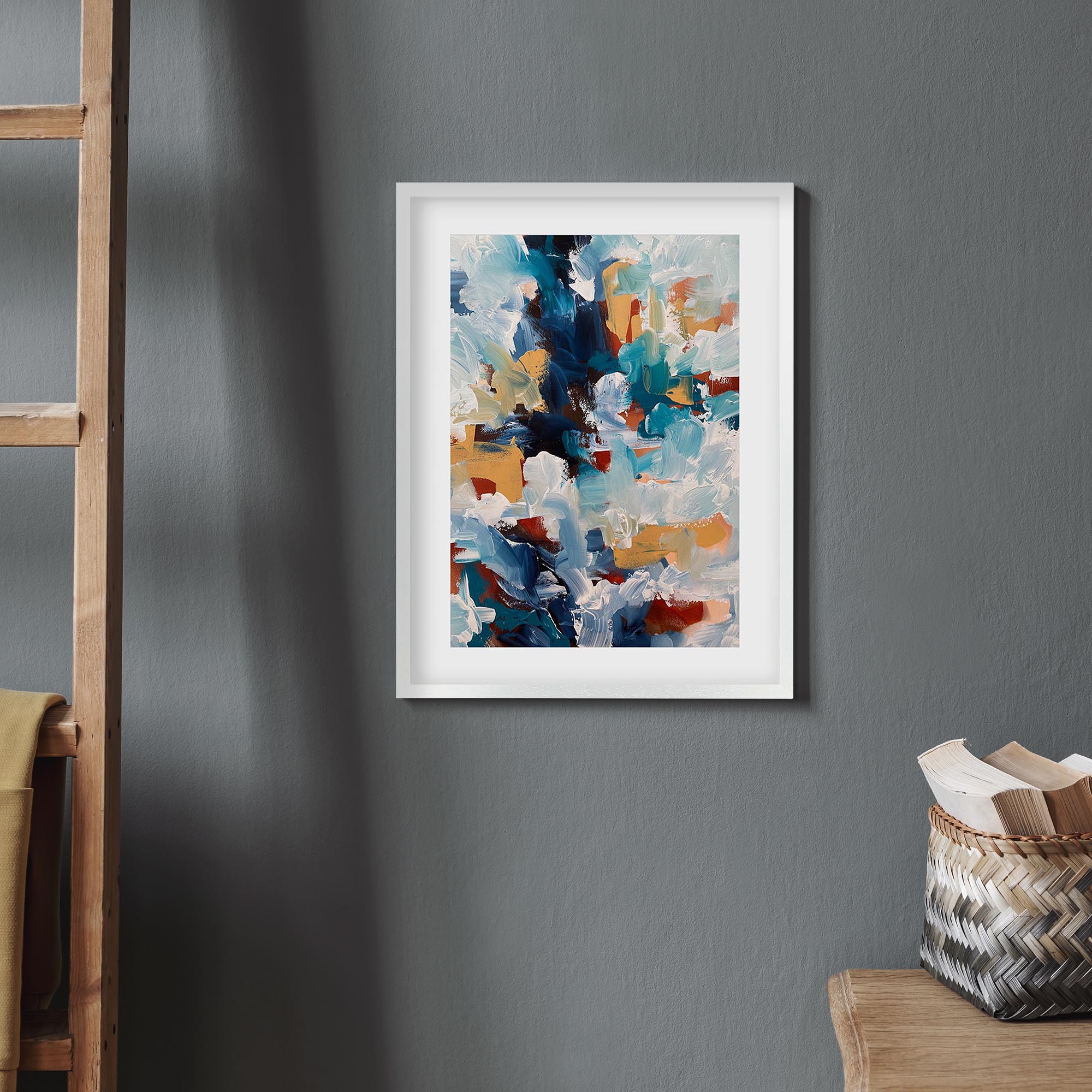 Abstract 480 Framed Art