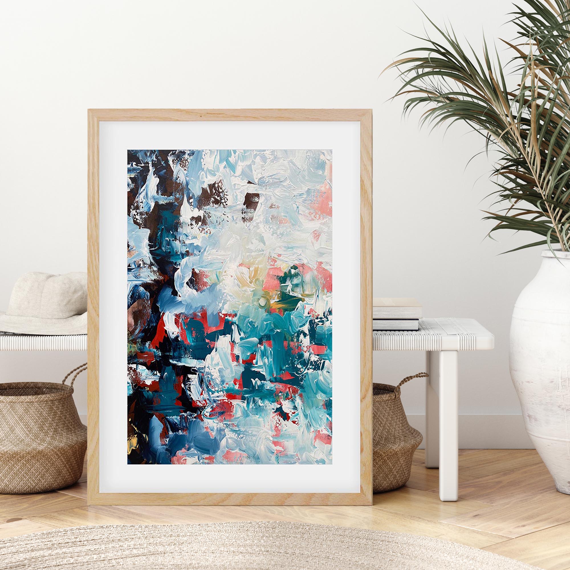 Abstract 496 Framed Art