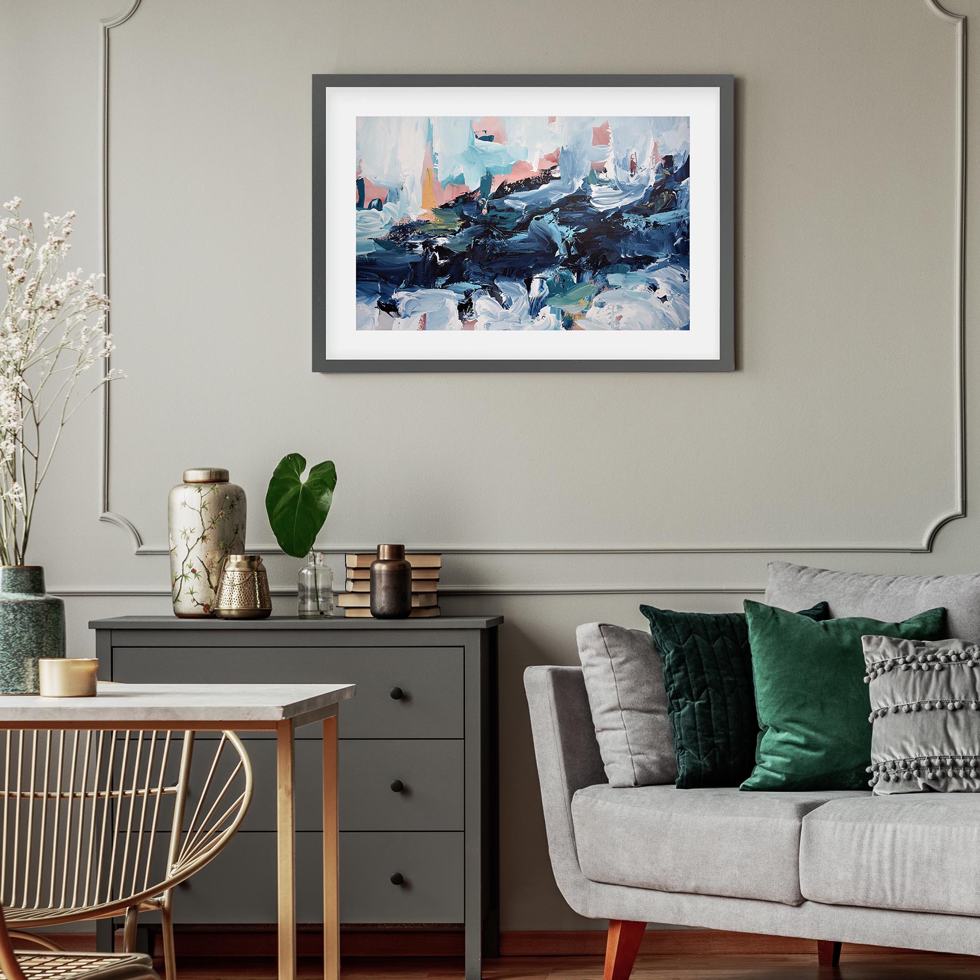 Abstract 442 Framed Art