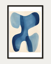 Organic Blue III Art Print