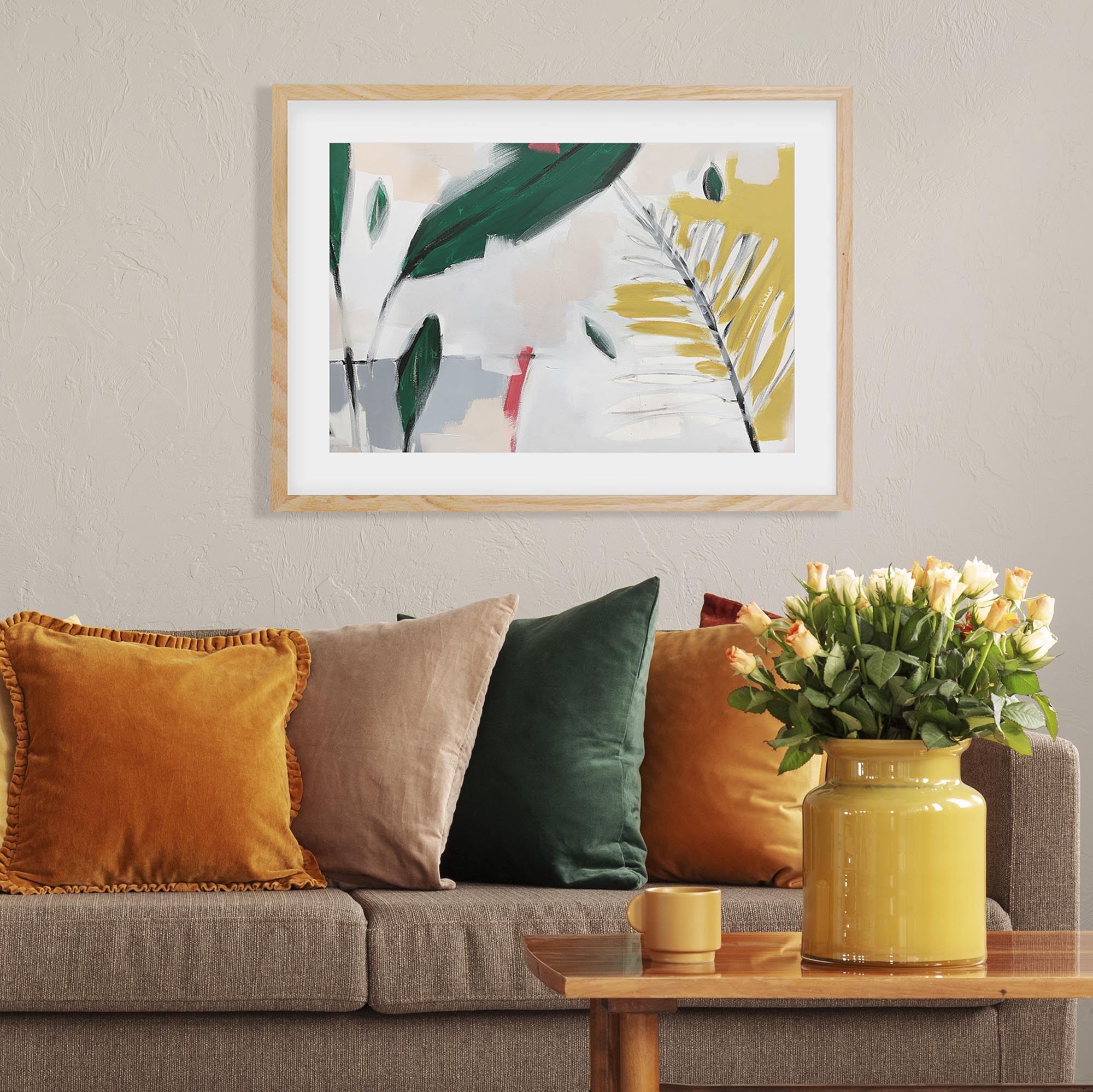 Abstraction 109 Framed Art