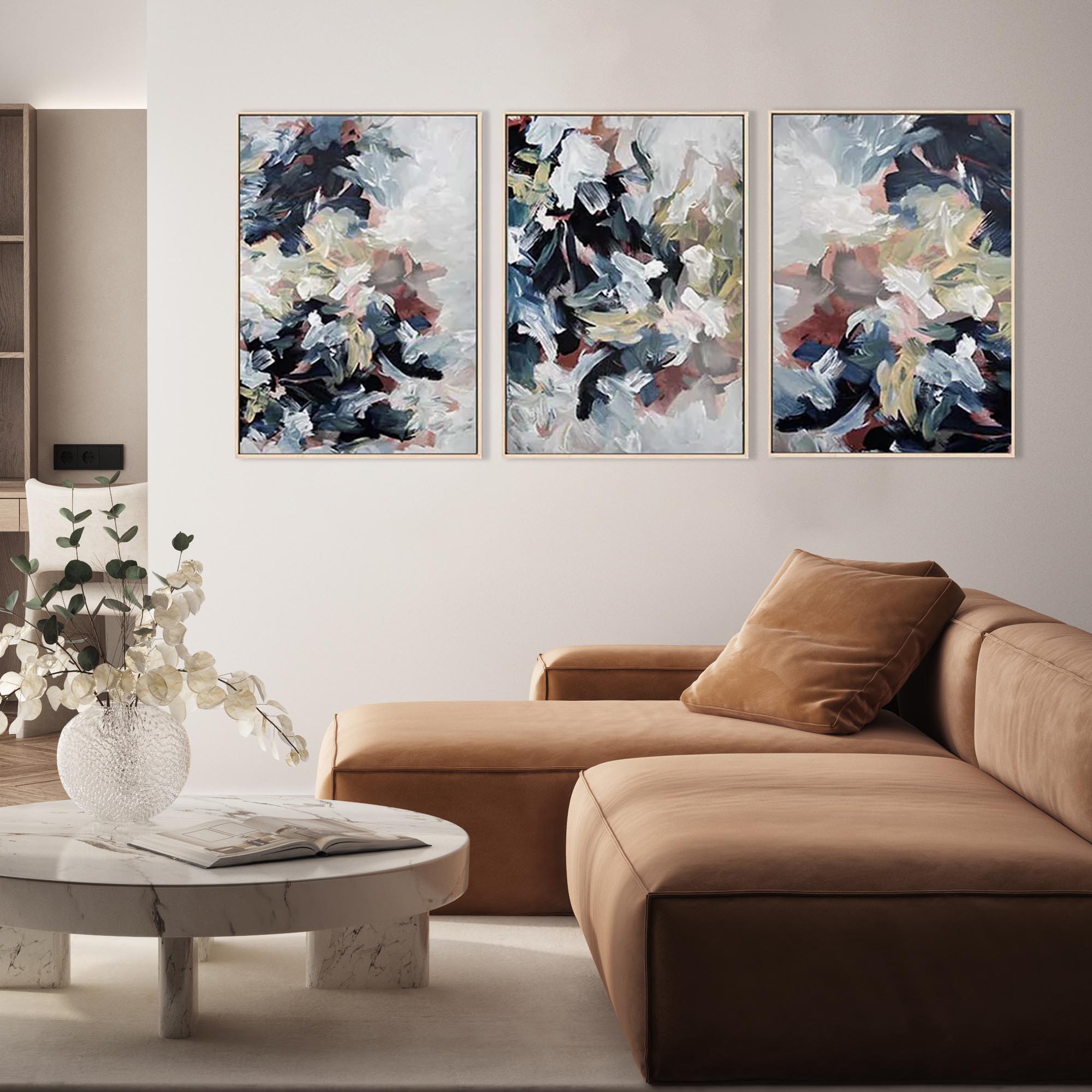 Abstract Dunes Canvas Set Of 3