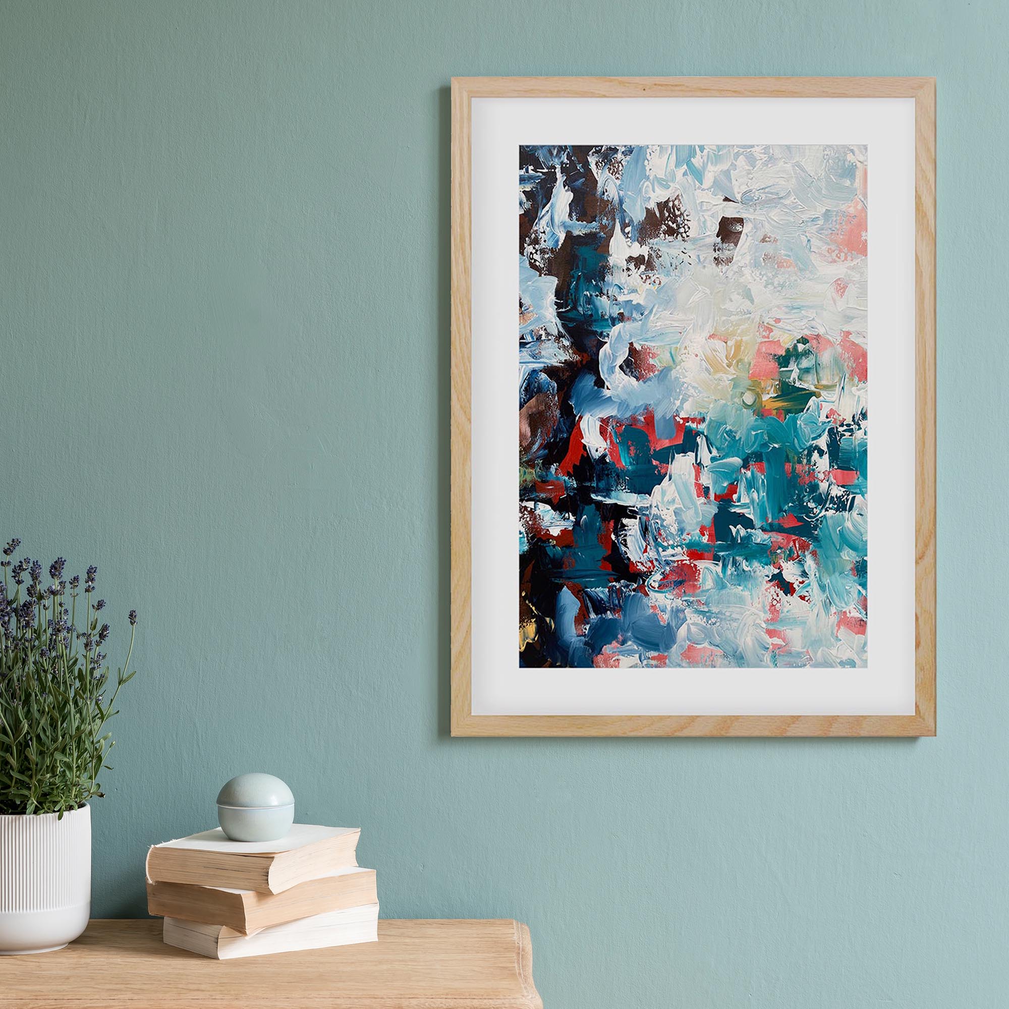 Abstract 496 Framed Art
