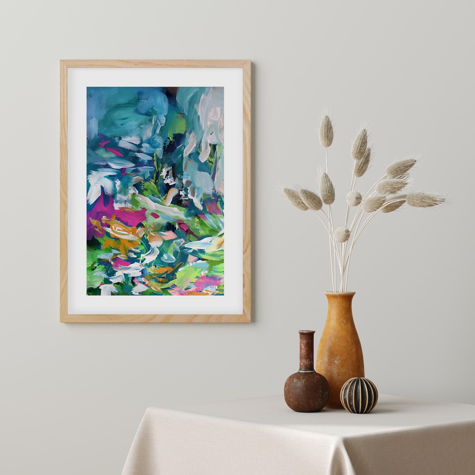 Abstract 148 Framed Art