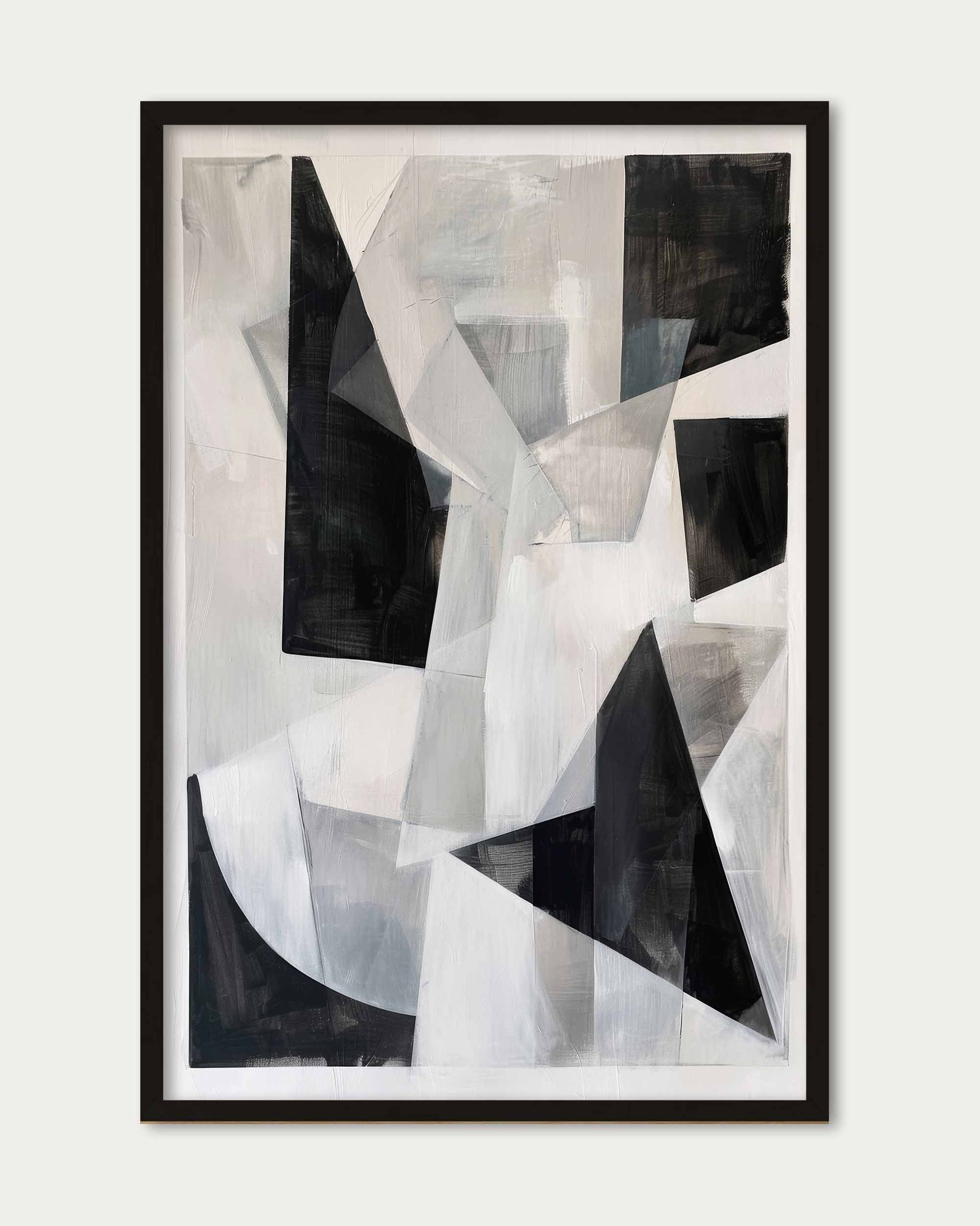 Mono Black And White Wall Art Print