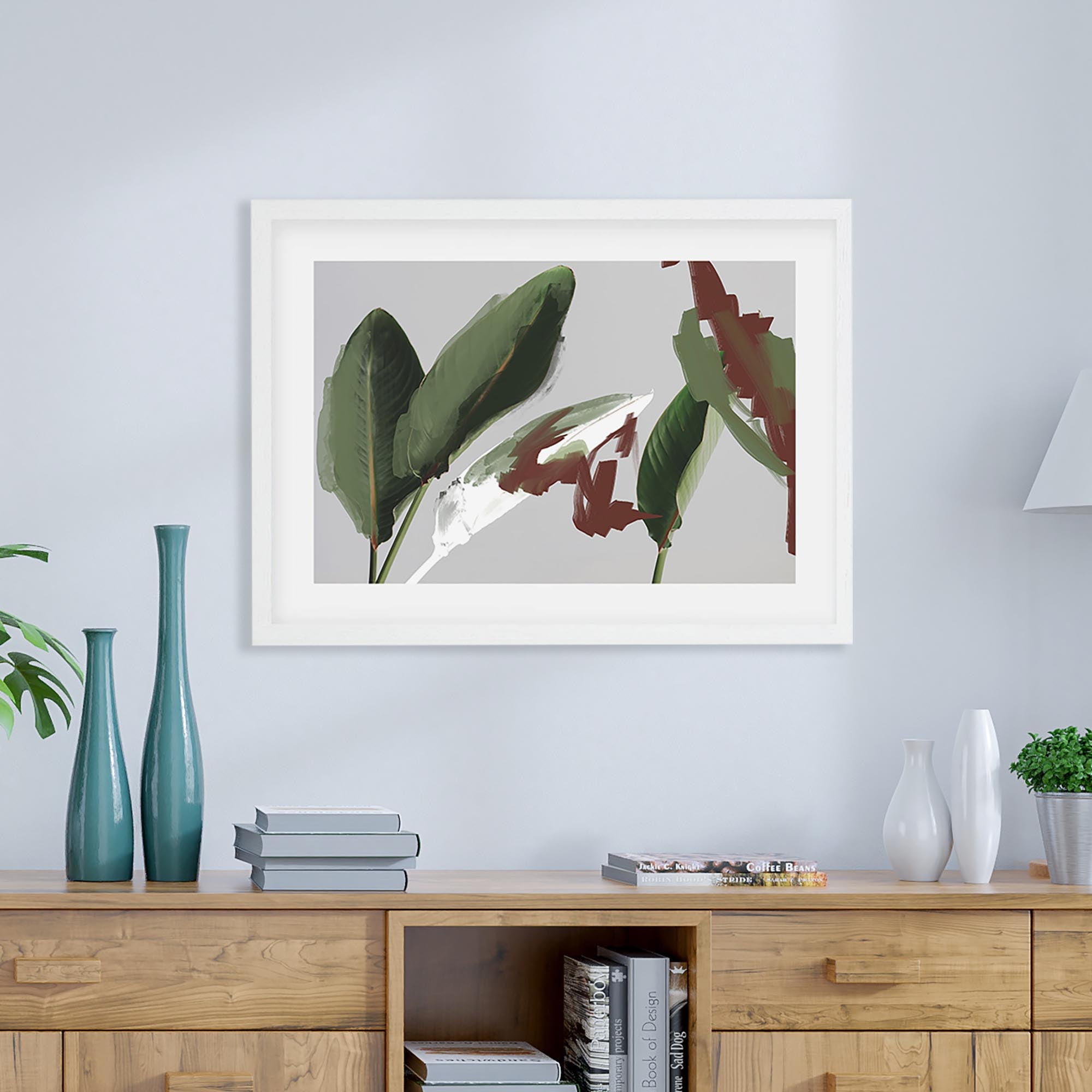 Botanical Abstract Framed Art