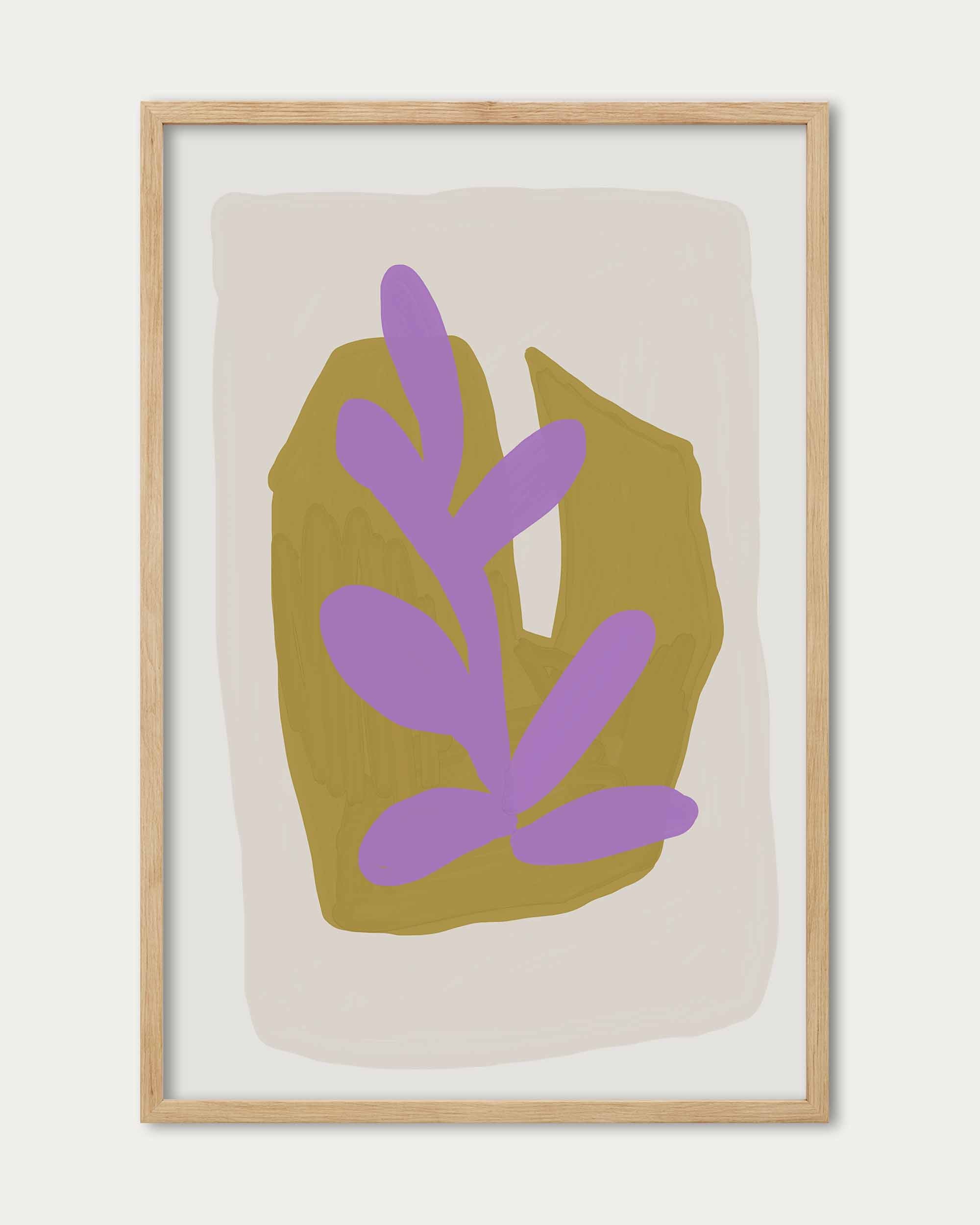 Organic Shapes Wall Art Print