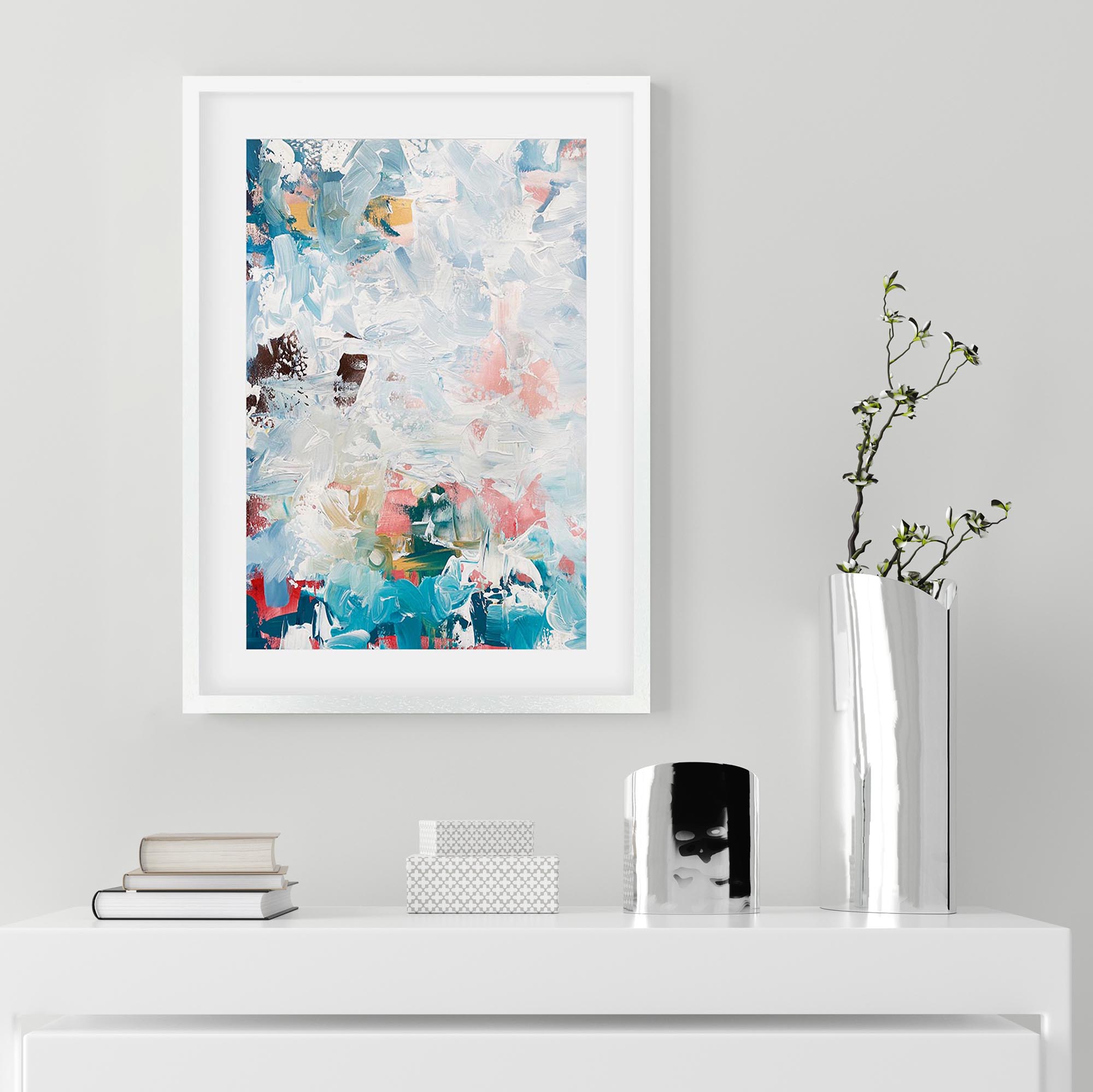 Abstract 497 Framed Art