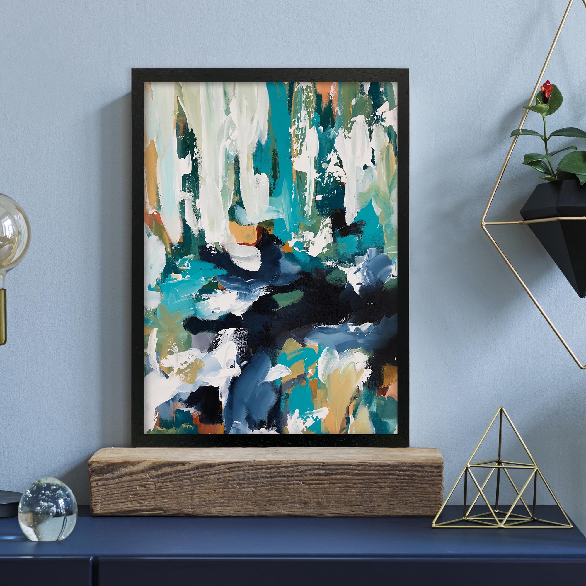 Abstract 338 Framed Art