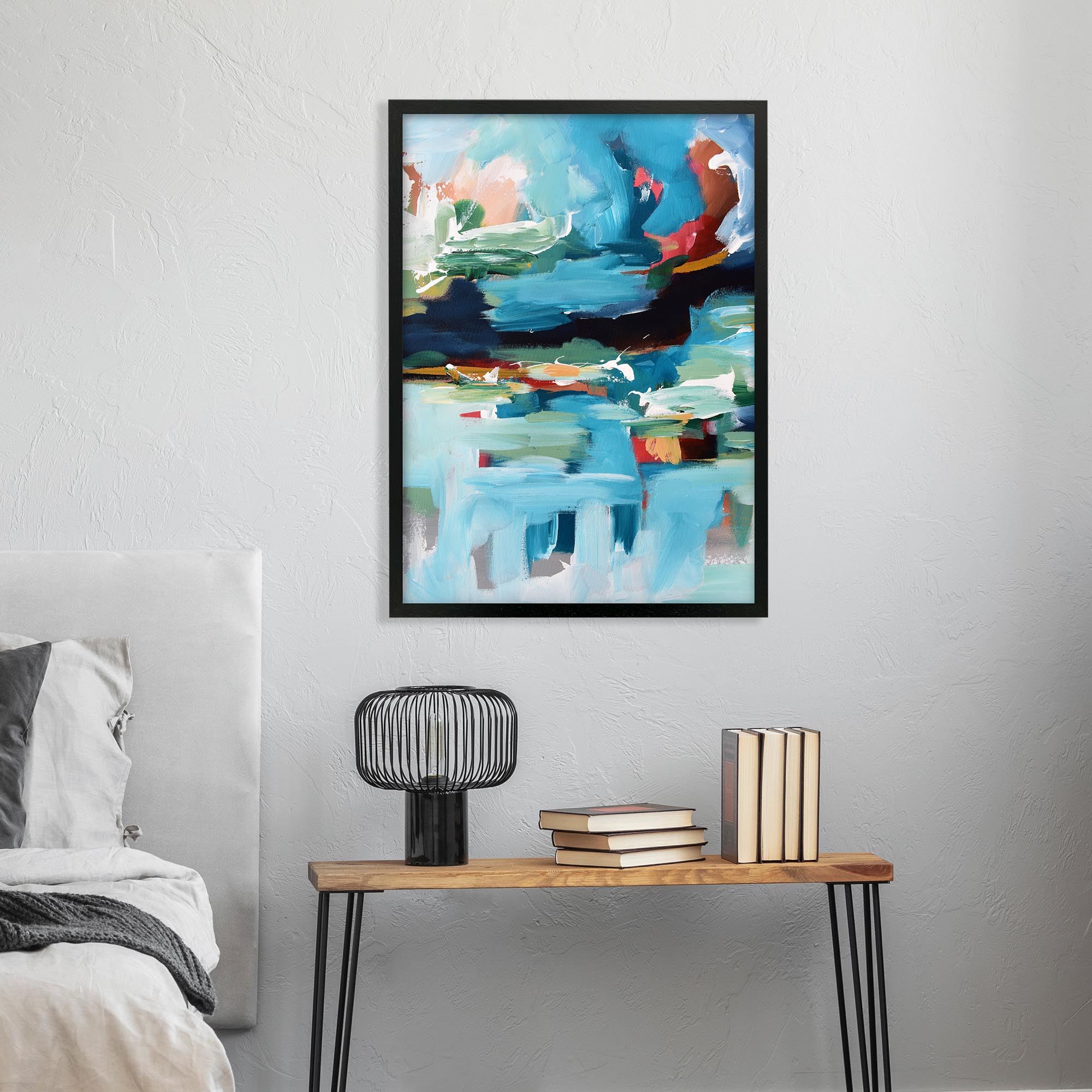 Abstract 355 Framed Art