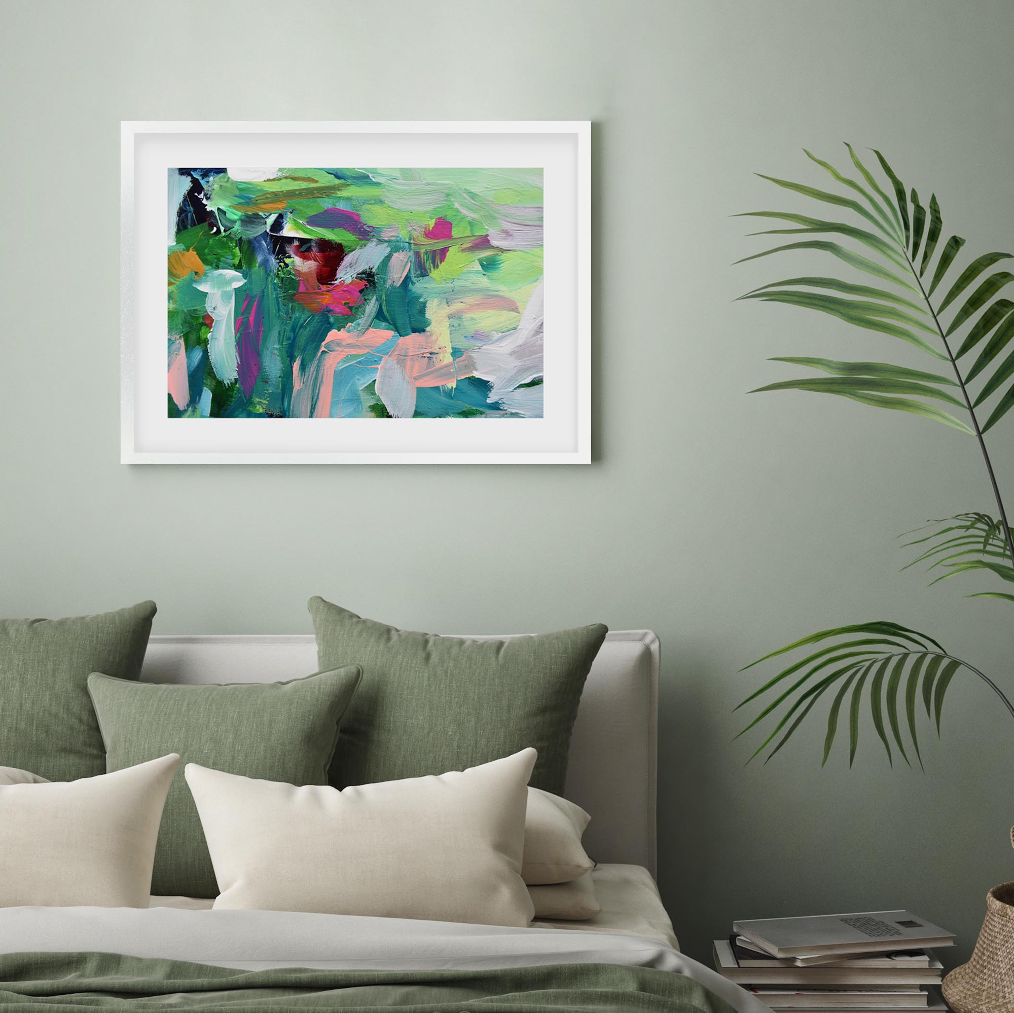 Abstract 143 Framed Art