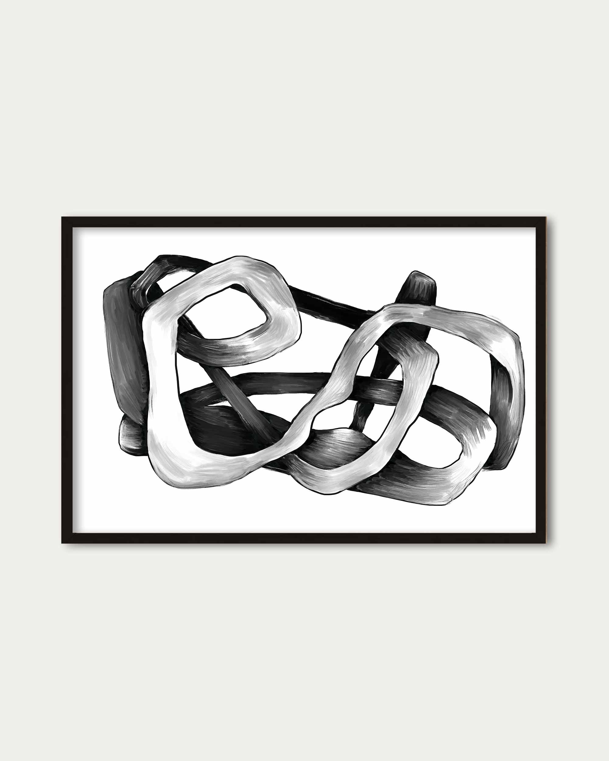 Tangled Abstract Art Print