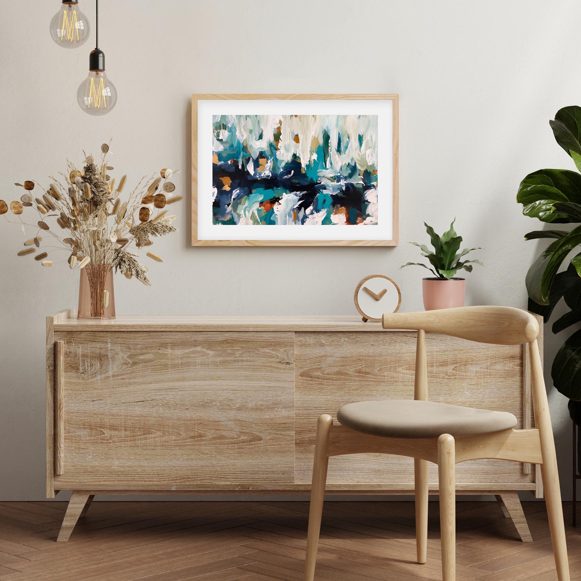 Abstract 340 Framed Art