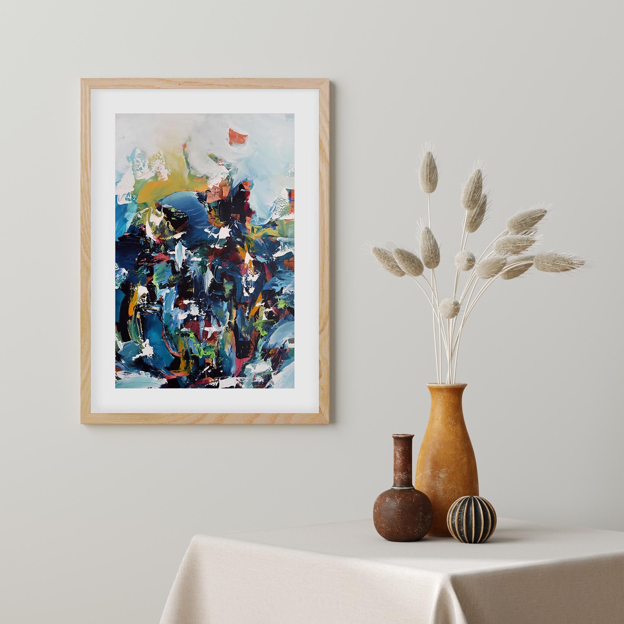 Abstract 432 Framed Art