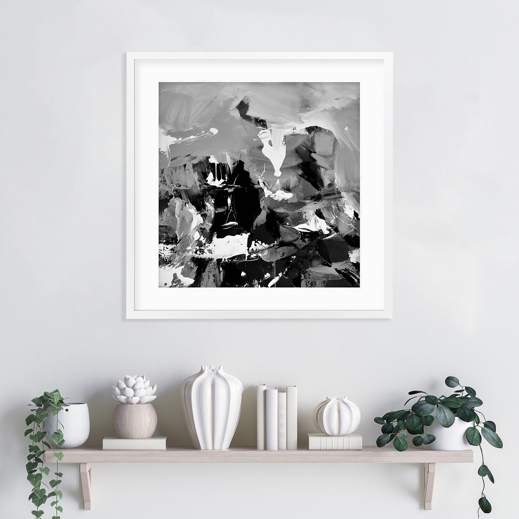 Black Abstraction II Framed Art