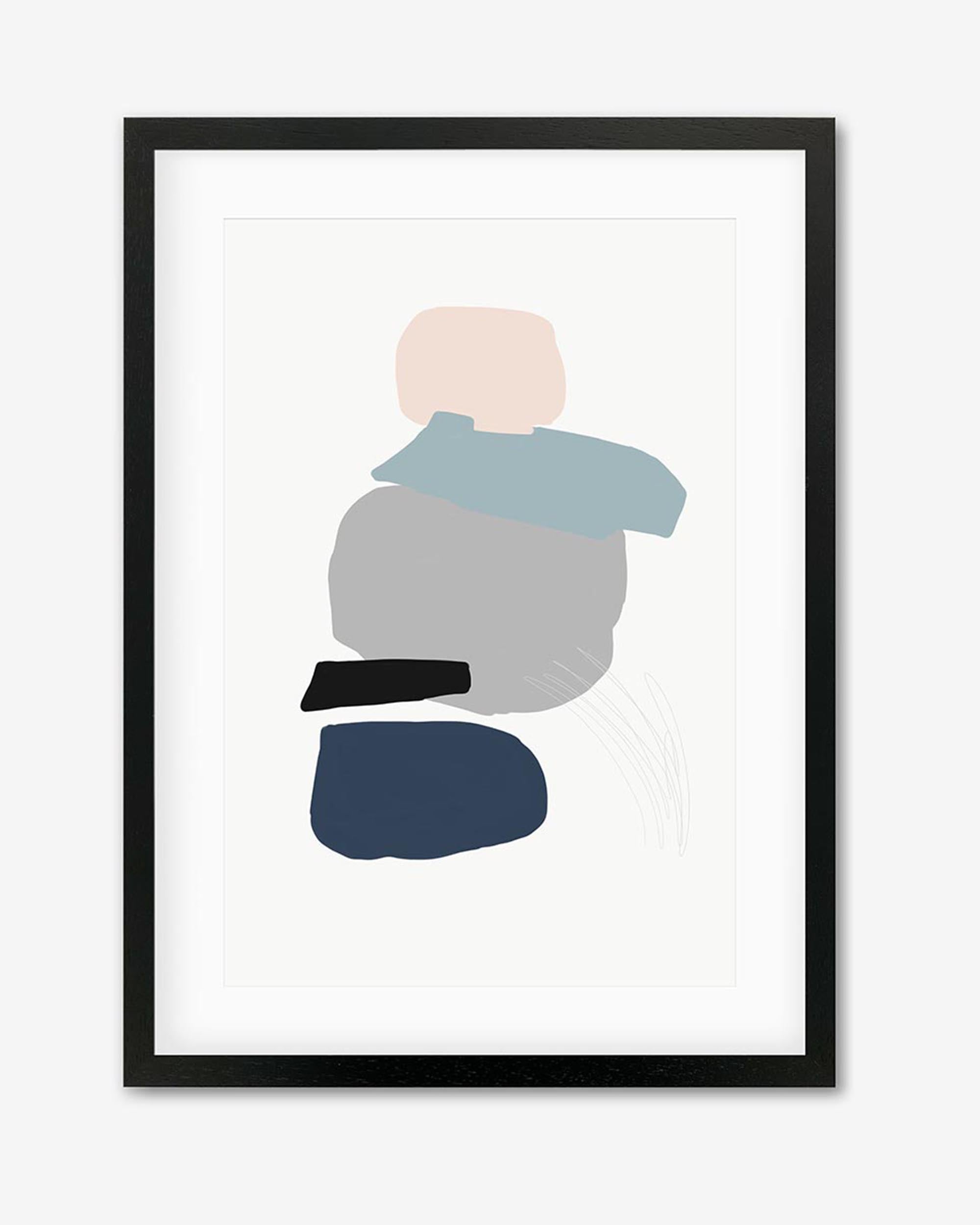 Minimal Abstract Shapes 4 Framed Art