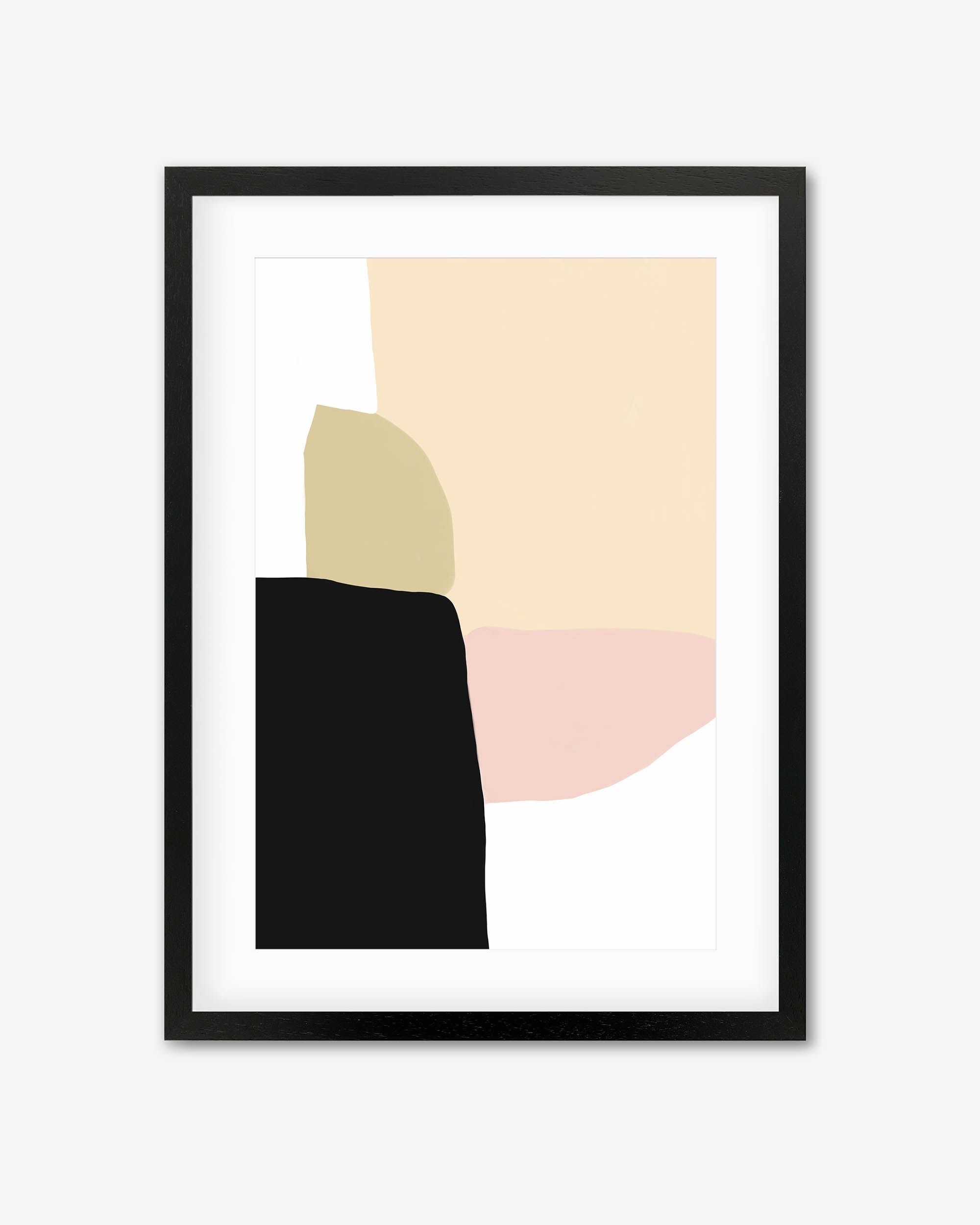 Organic Pastel Stack Framed Art