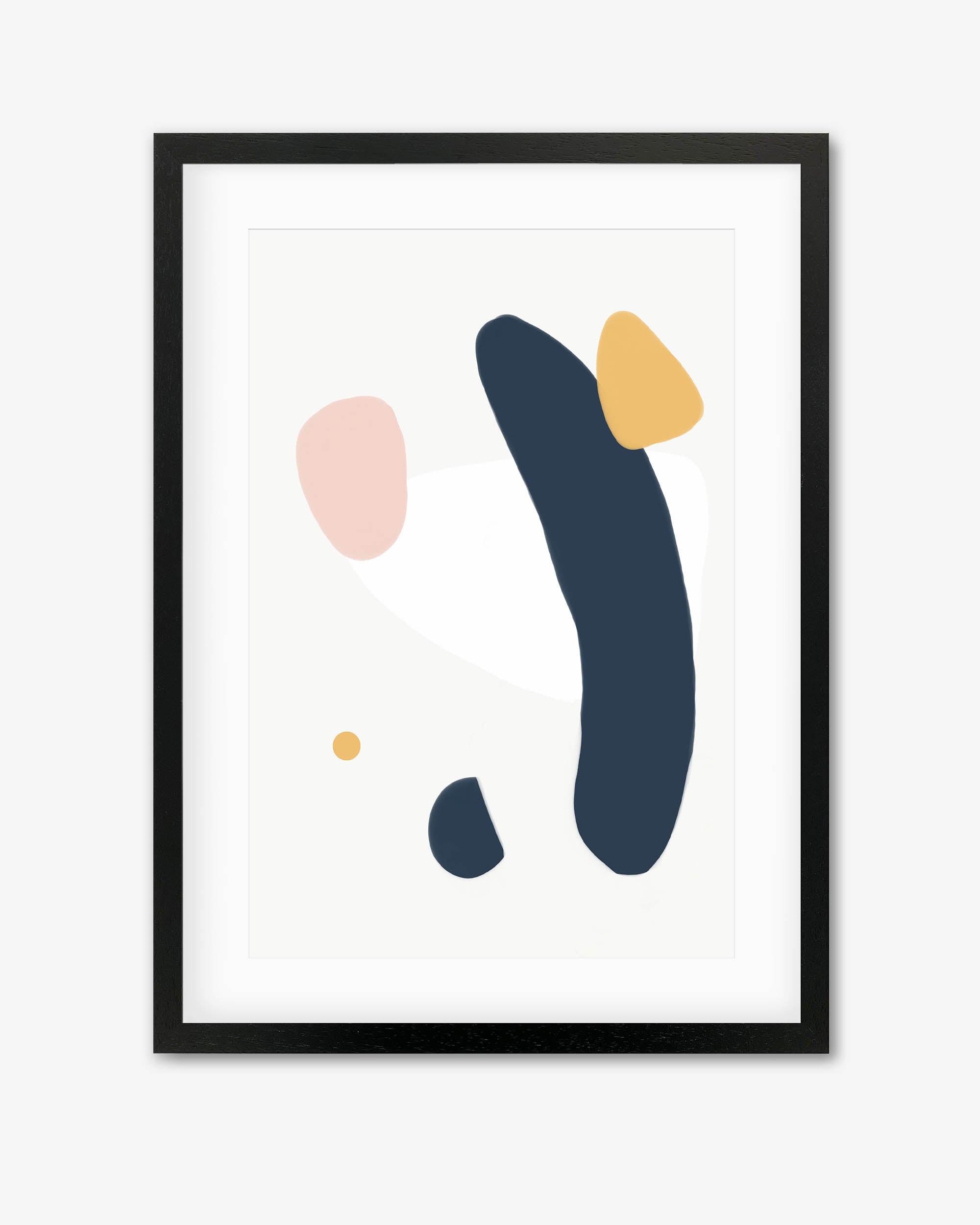 Abstract Dog Framed Art
