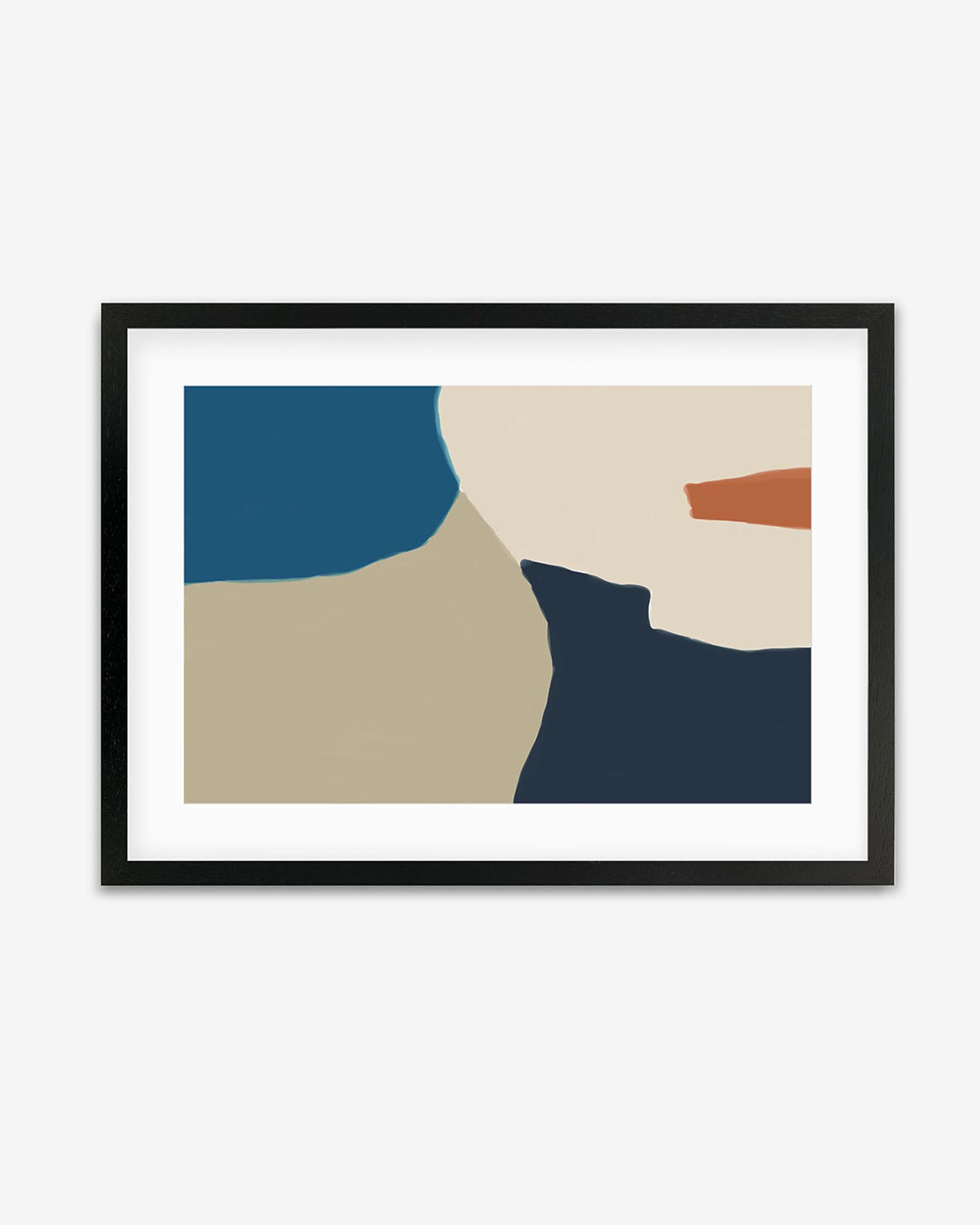 Abstract Colour Illustration Framed Art