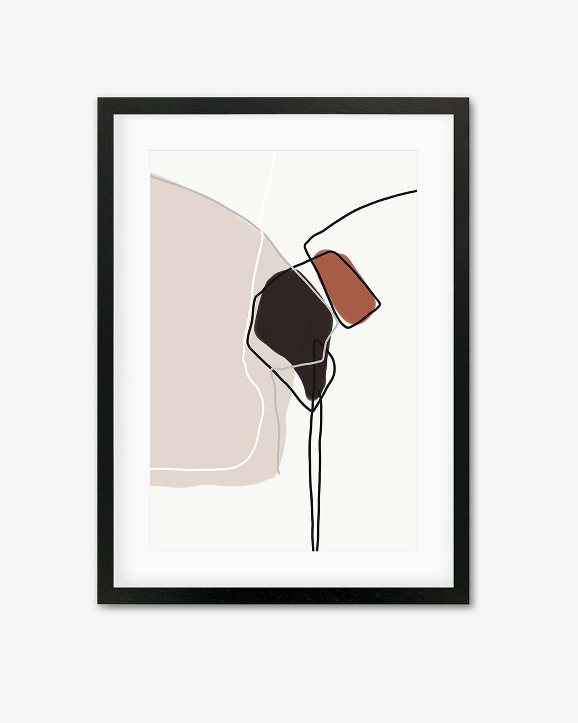 Beige & Cream Framed Art