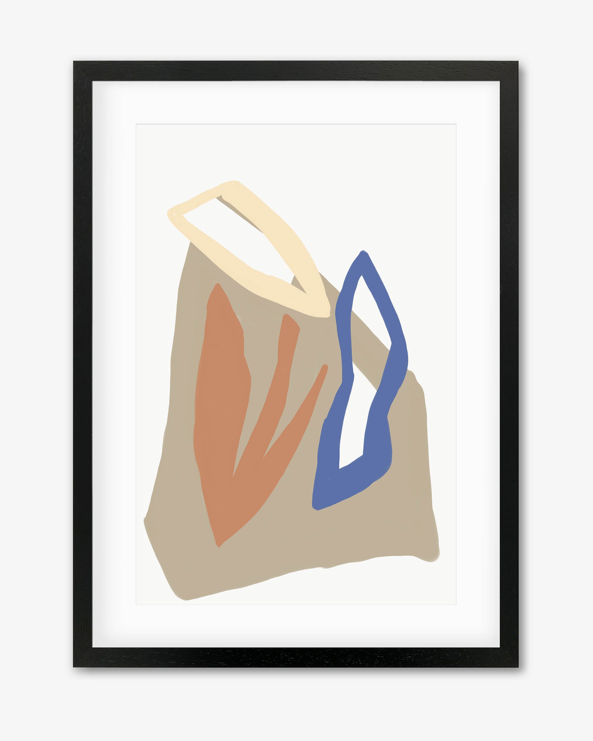 Organic Botanical Shapes Framed Art