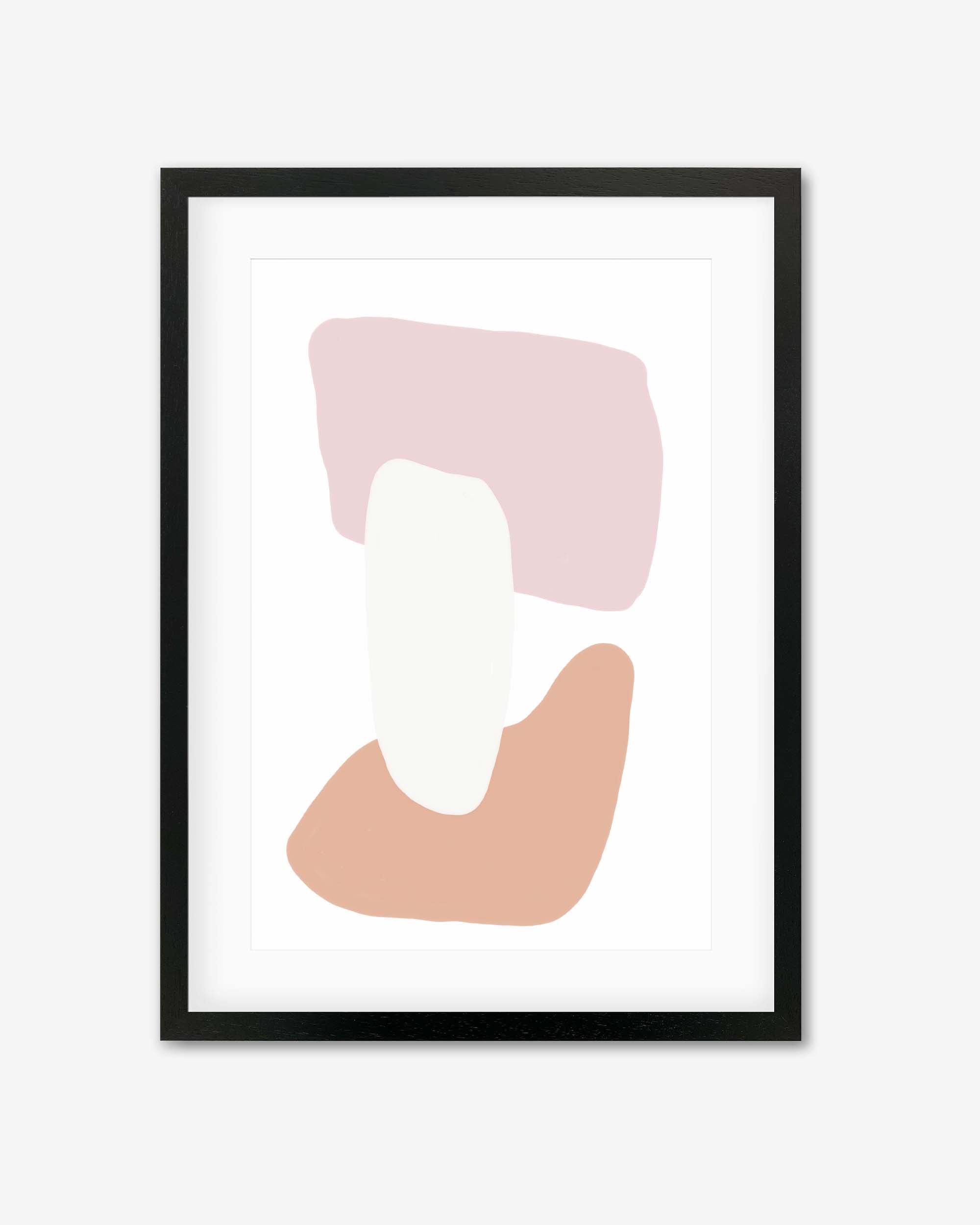 Trio Of Shapes Framed Art