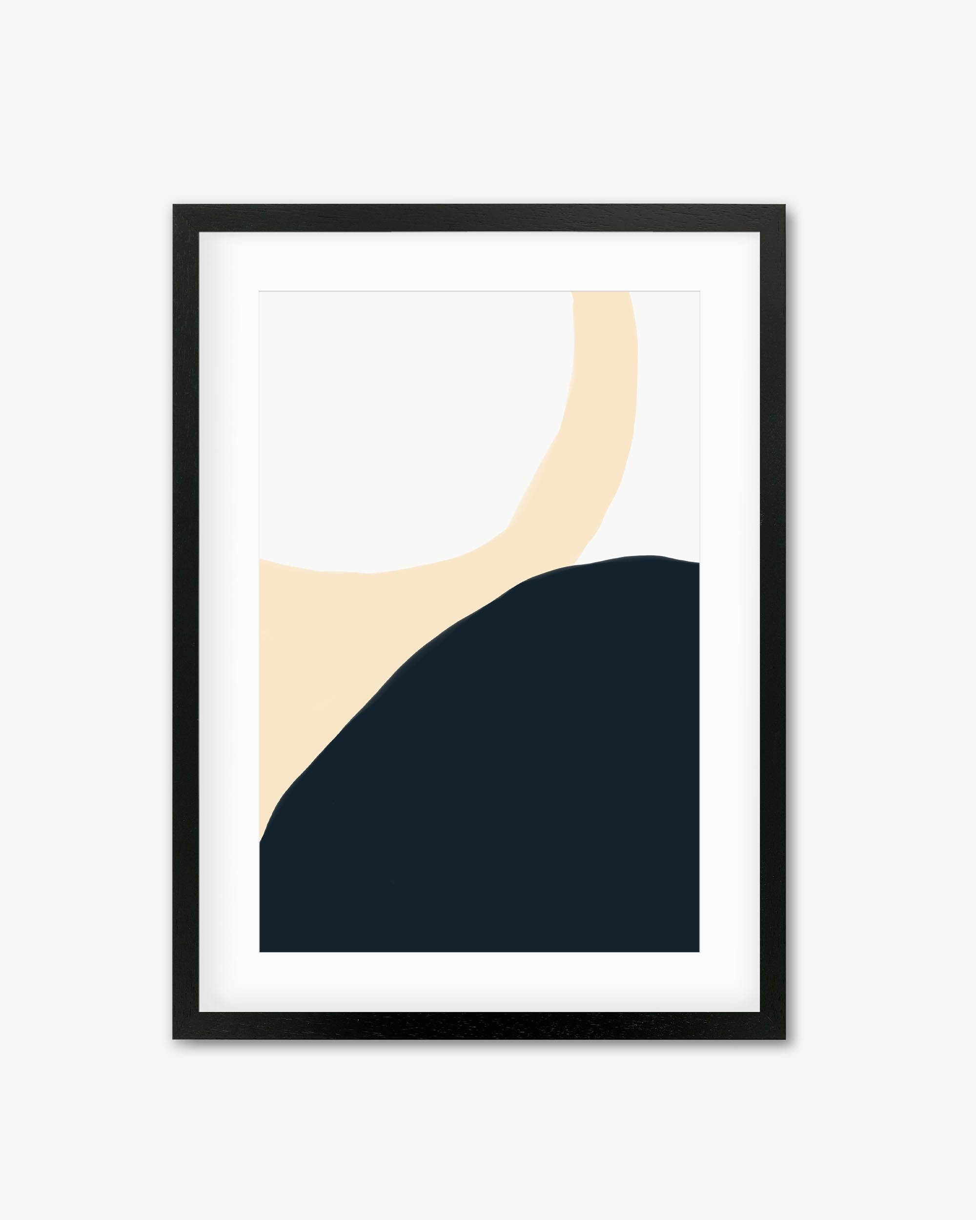 Abstract Circles Framed Art