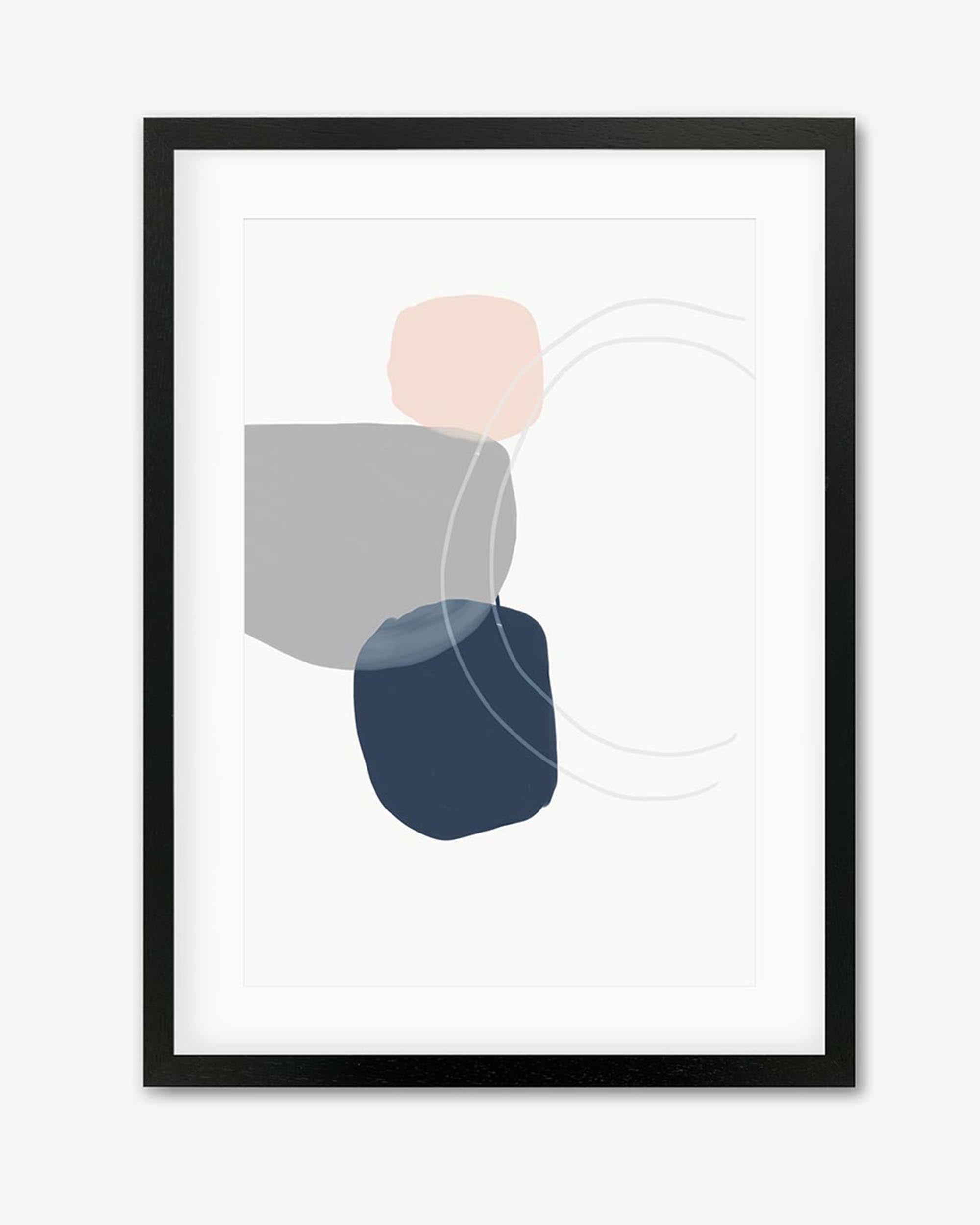Minimal Abstract Shapes 3 Framed Art