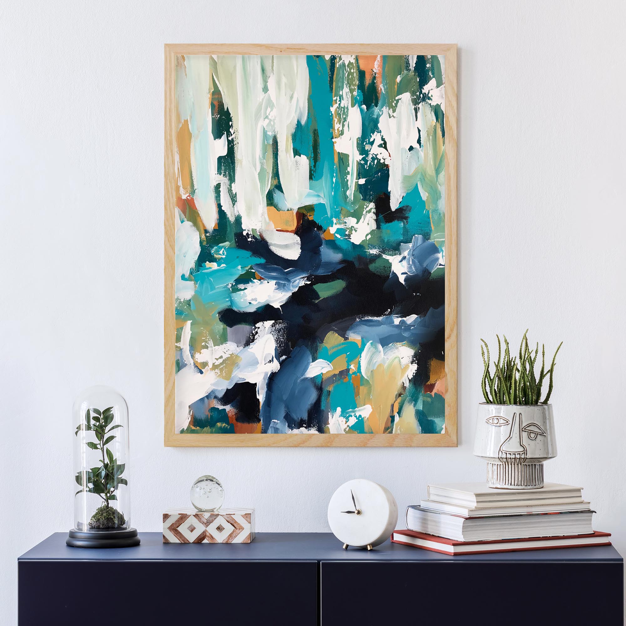 Abstract 338 Framed Art