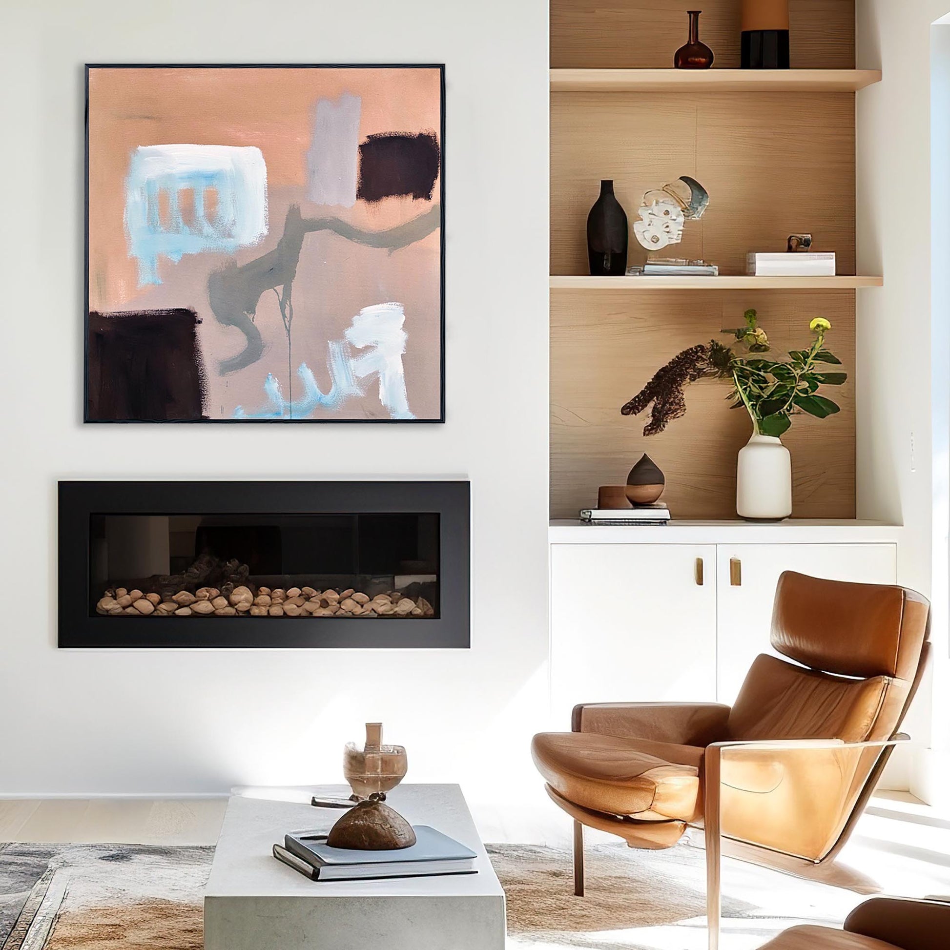 The Little Things In Life II - Original Painting-Abstract House