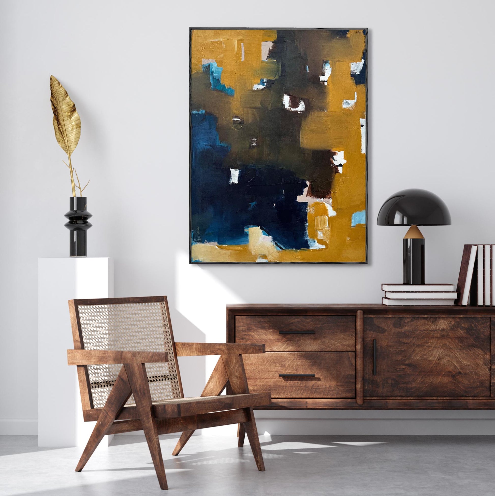 Beyond A Dream 2 - Original Painting-Abstract House