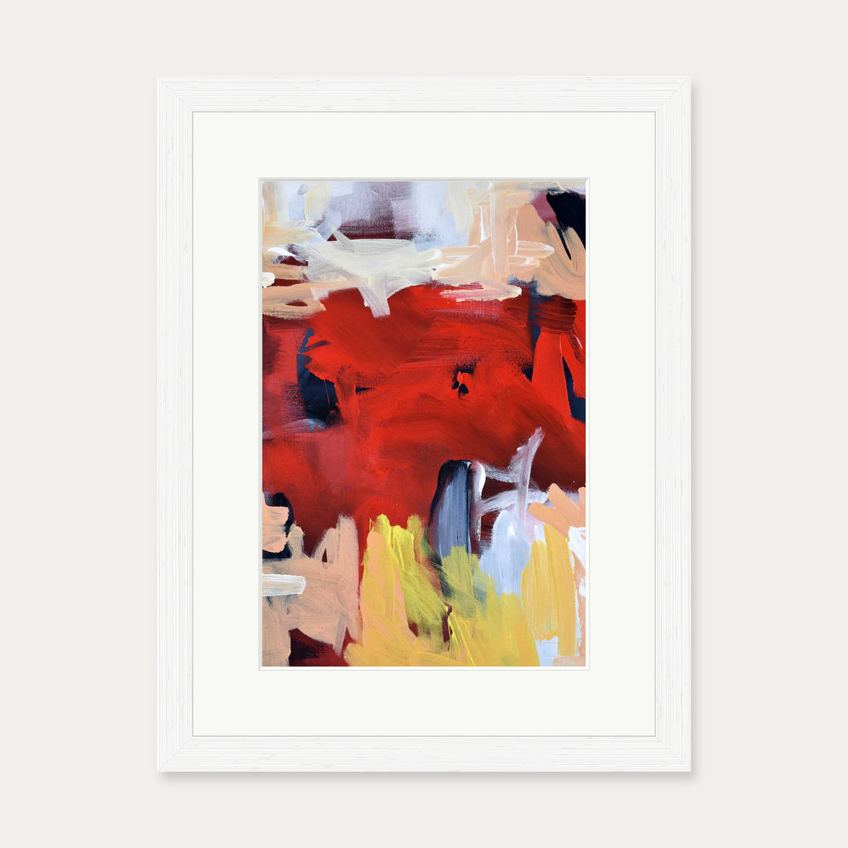Abstraction 522 Art Print — 30 x 40 cm — White Frame