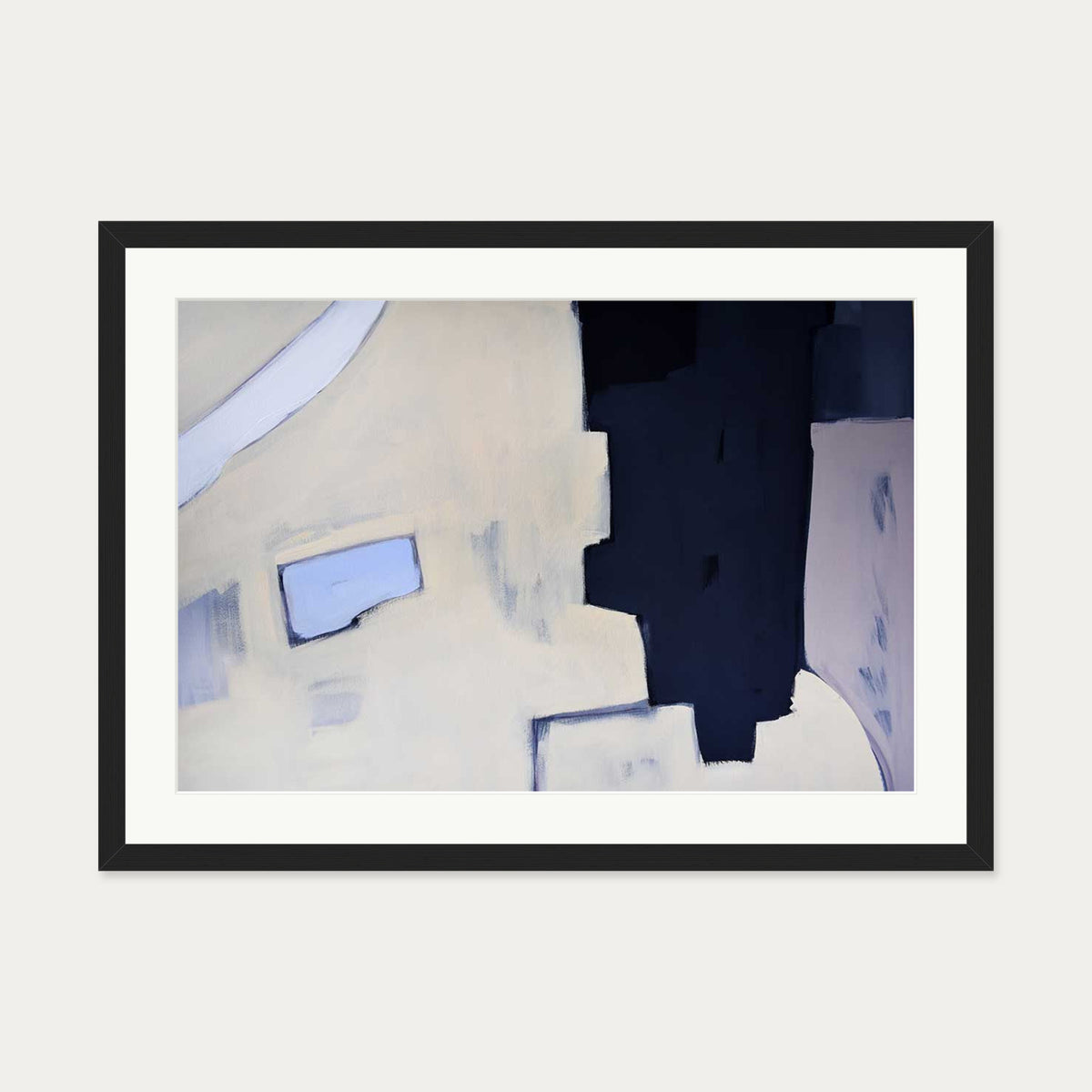 Abstraction 529 Art Print — 50 x 70 cm — Black Frame