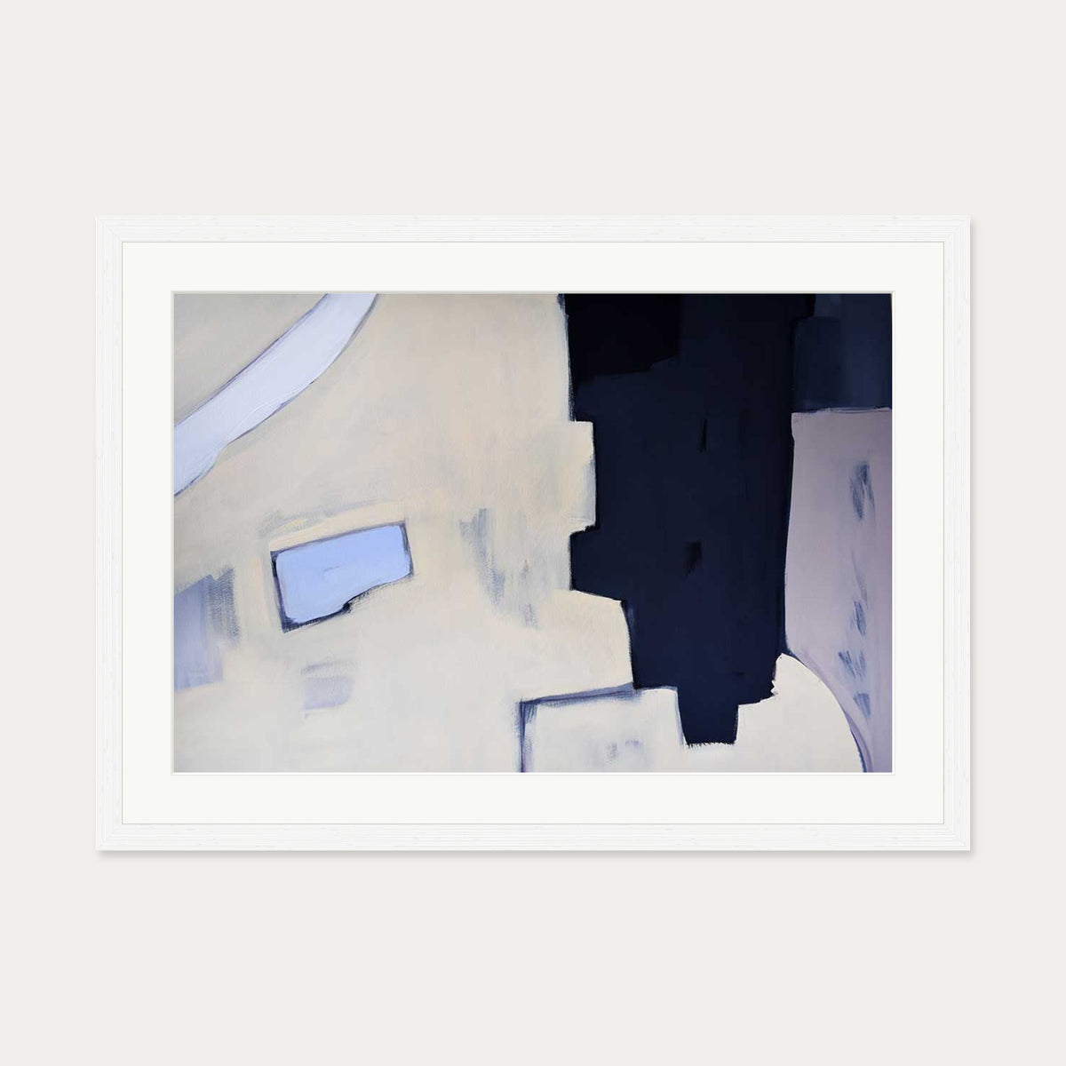 Abstraction 529 Art Print — 50 x 70 cm — White Frame