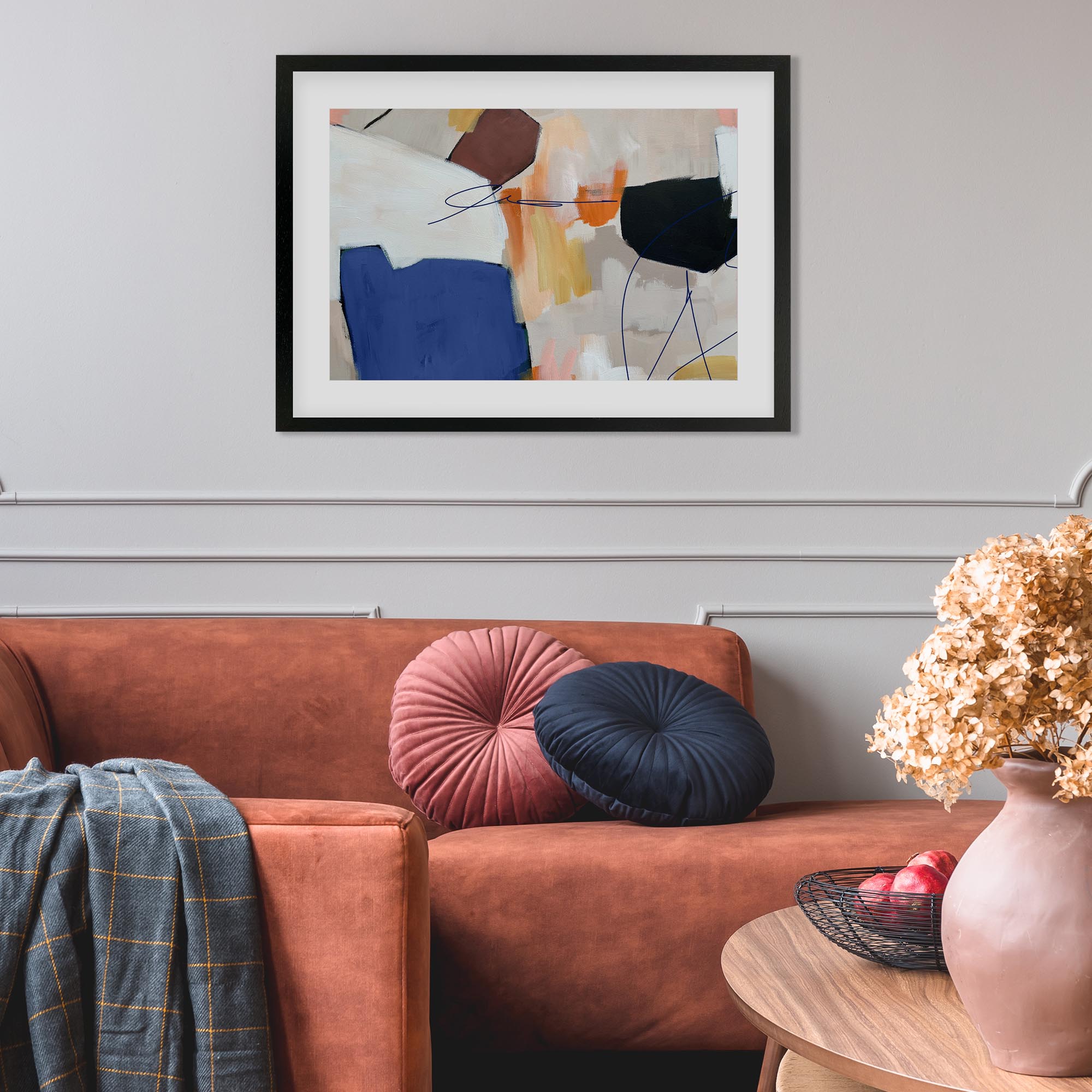 Abstraction 101 Framed Art