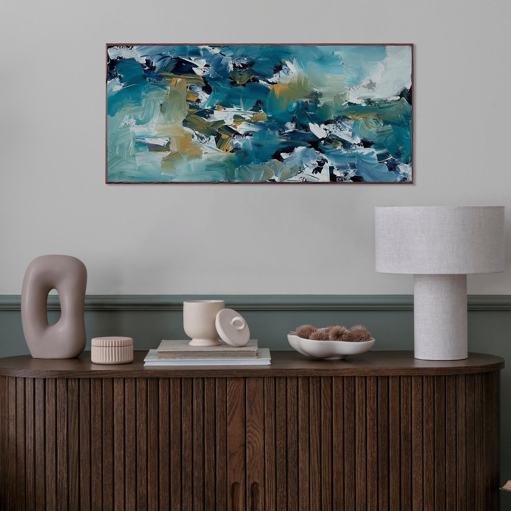 Dreamscape - Original Painting-Abstract House