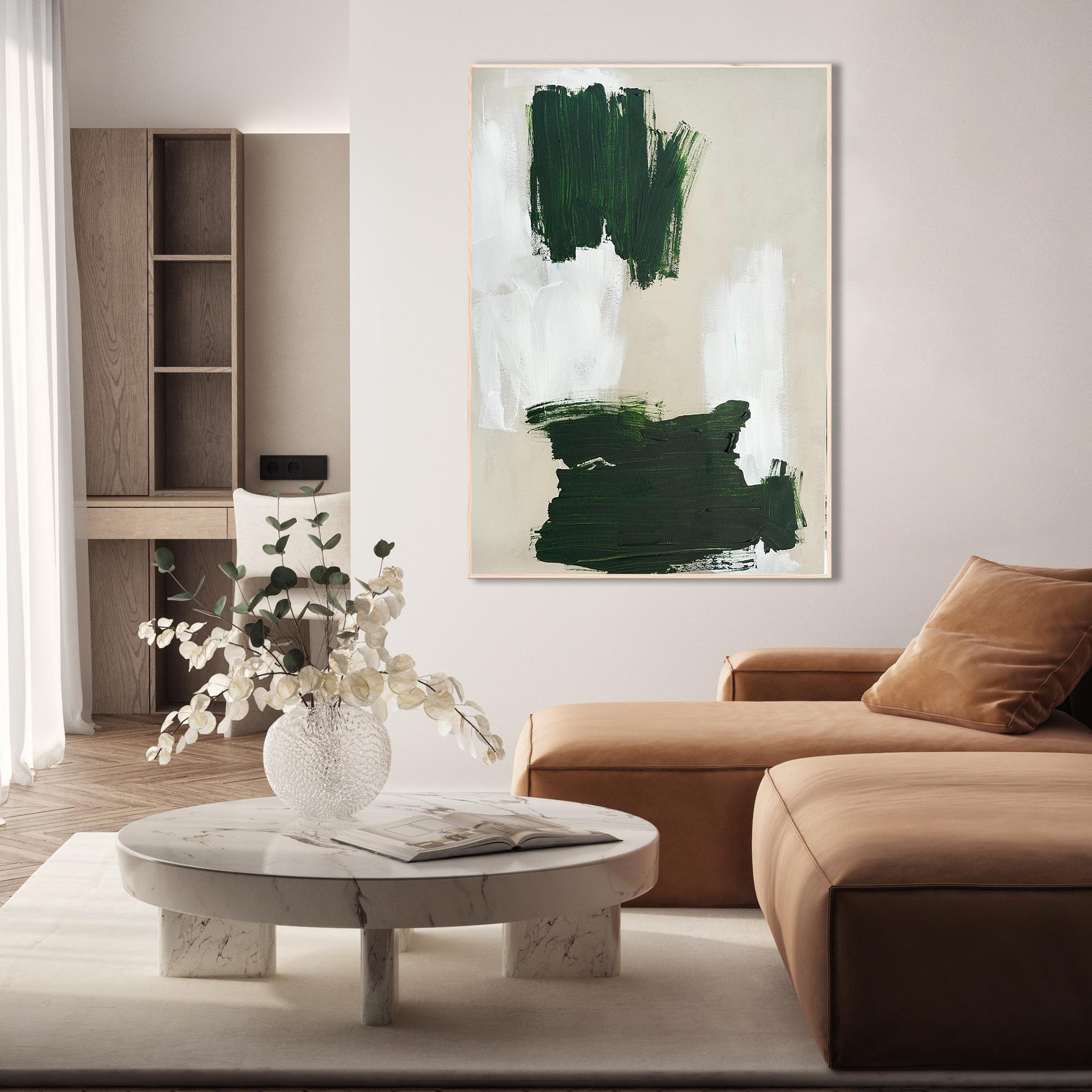 Making Up For Lost Time 3 - Original Painting-Abstract House