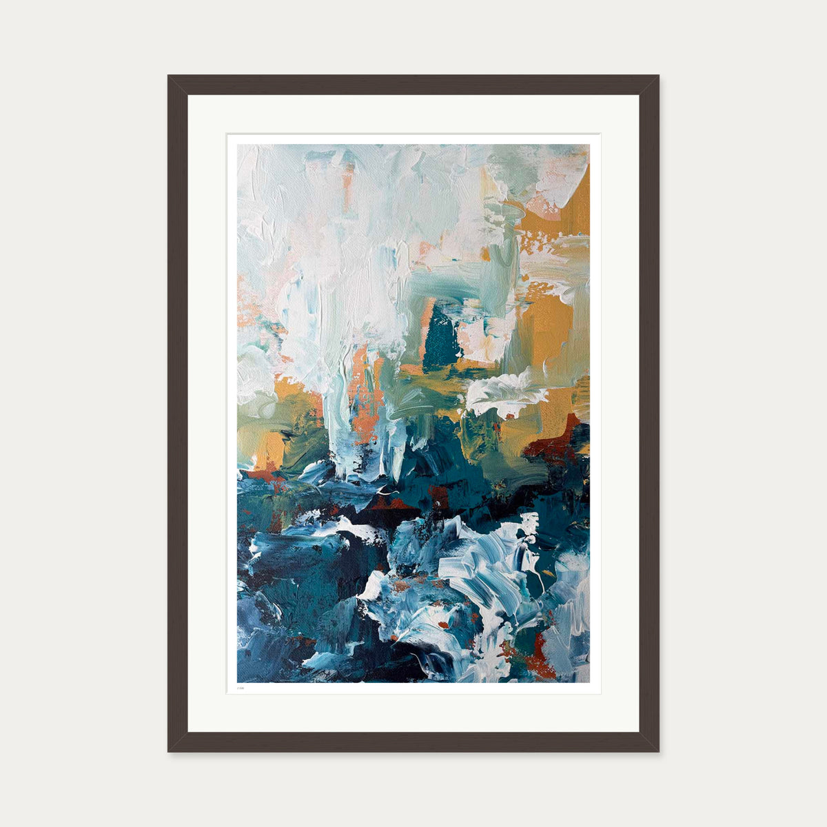 Afterglow III Limited Edition Print — 50 x 70 cm — Brown Frame