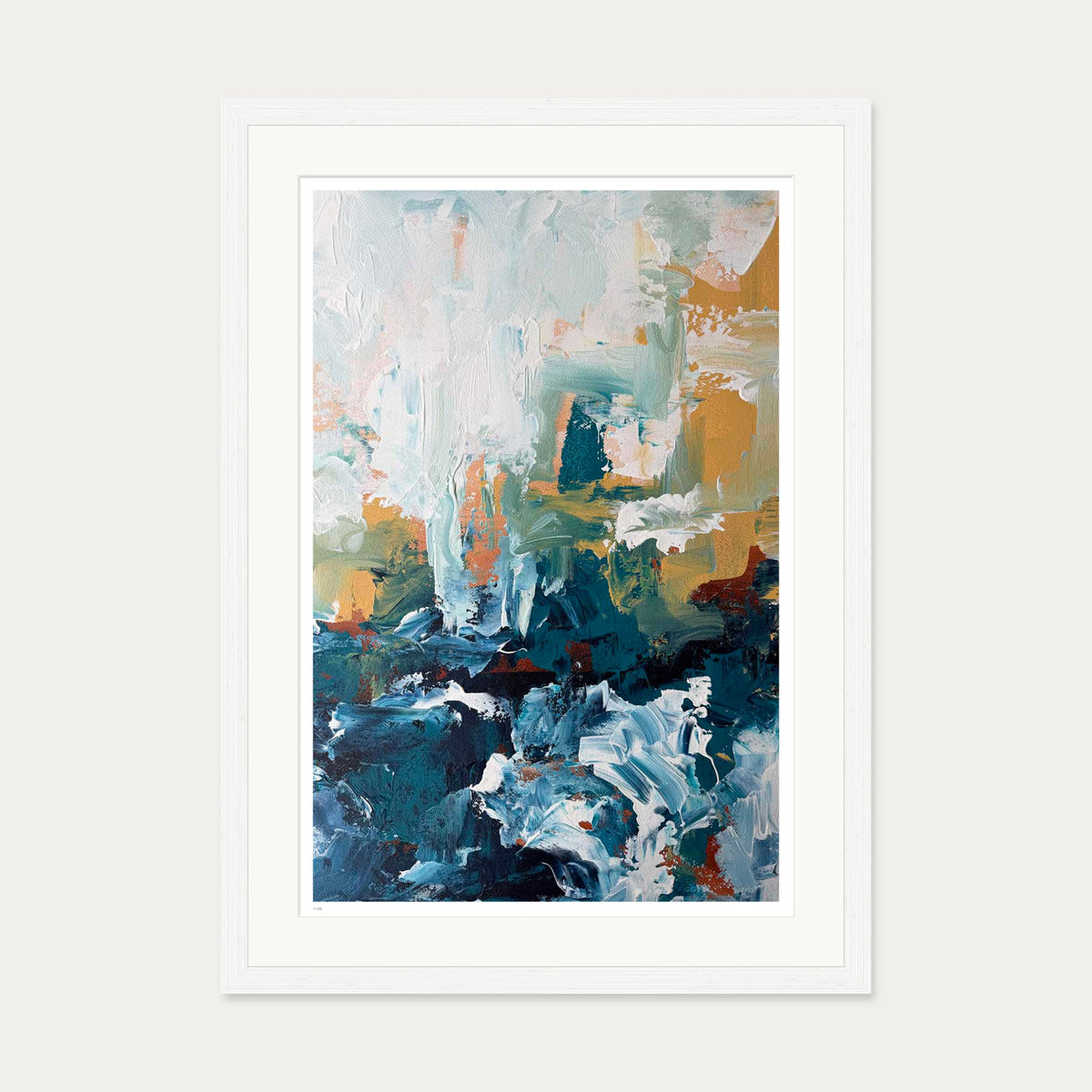 Afterglow III Limited Edition Print — 50 x 70 cm — White Frame
