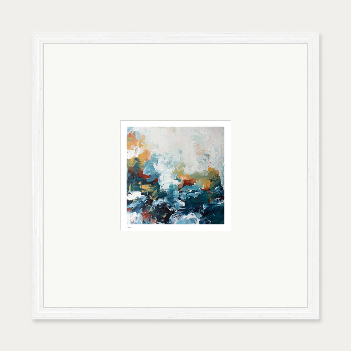 Afterglow IV Limited Edition Print — 50 x 50 cm — White Frame