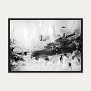 Abstract 441 Canvas Art — 50 x 70 cm — Black Frame