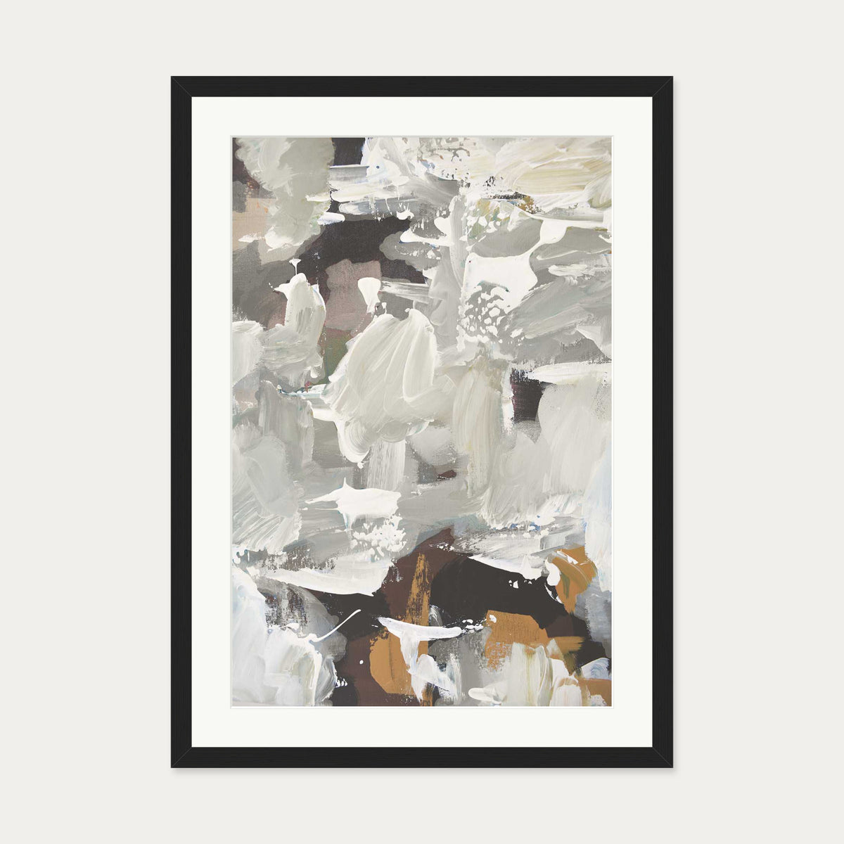 Abstract 471 Art Print — 50 x 70 cm — Black Frame