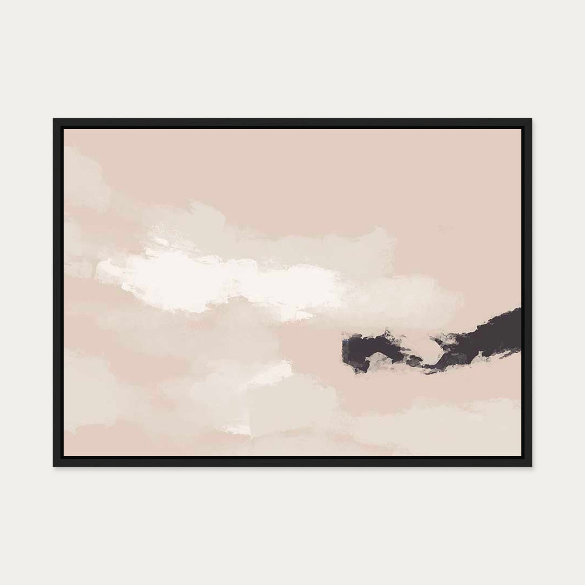 Sky Break Canvas Art — 50 x 70 cm — Black Frame