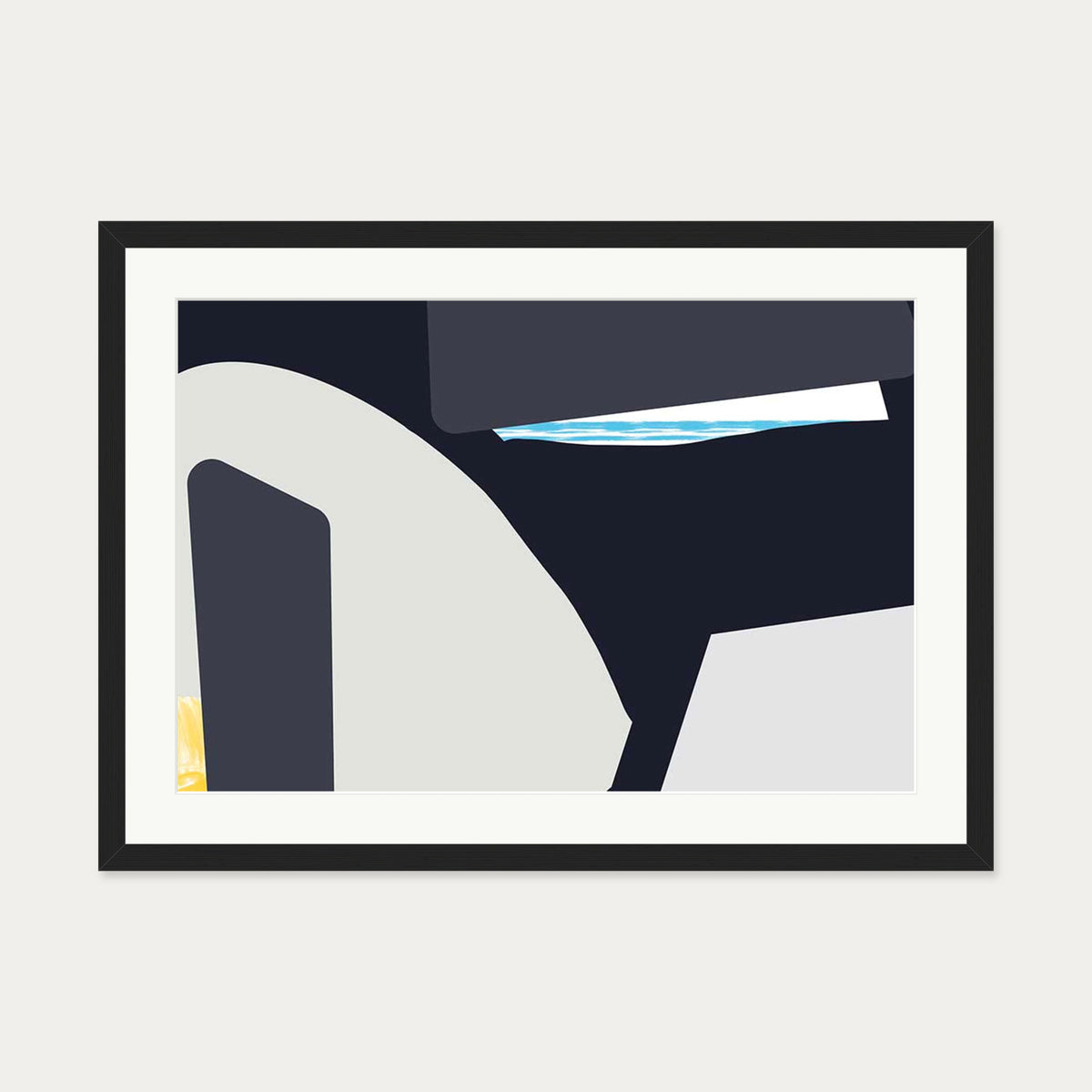 Going Places Art Print — 50 x 70 cm — Black Frame