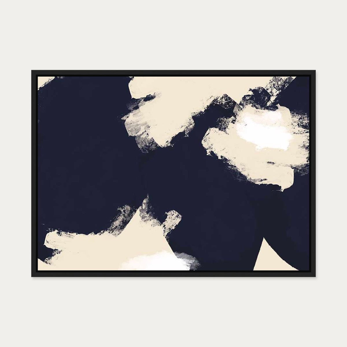 Refined Canvas Art — 50 x 70 cm — Black Frame