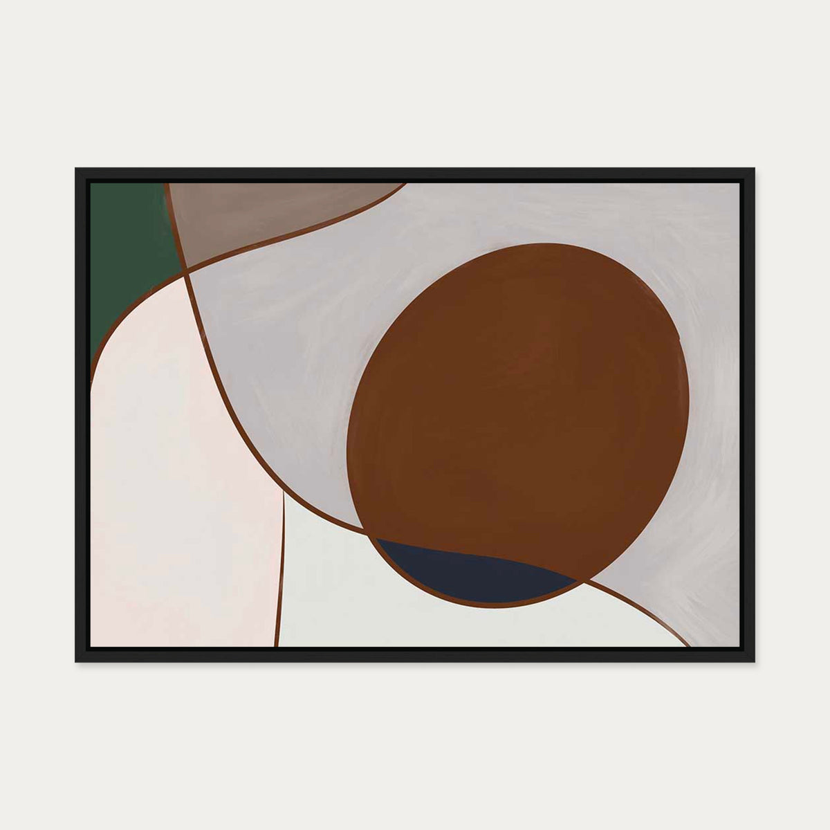 Ahead Of The Curve Canvas Art — 50 x 70 cm — Black Frame
